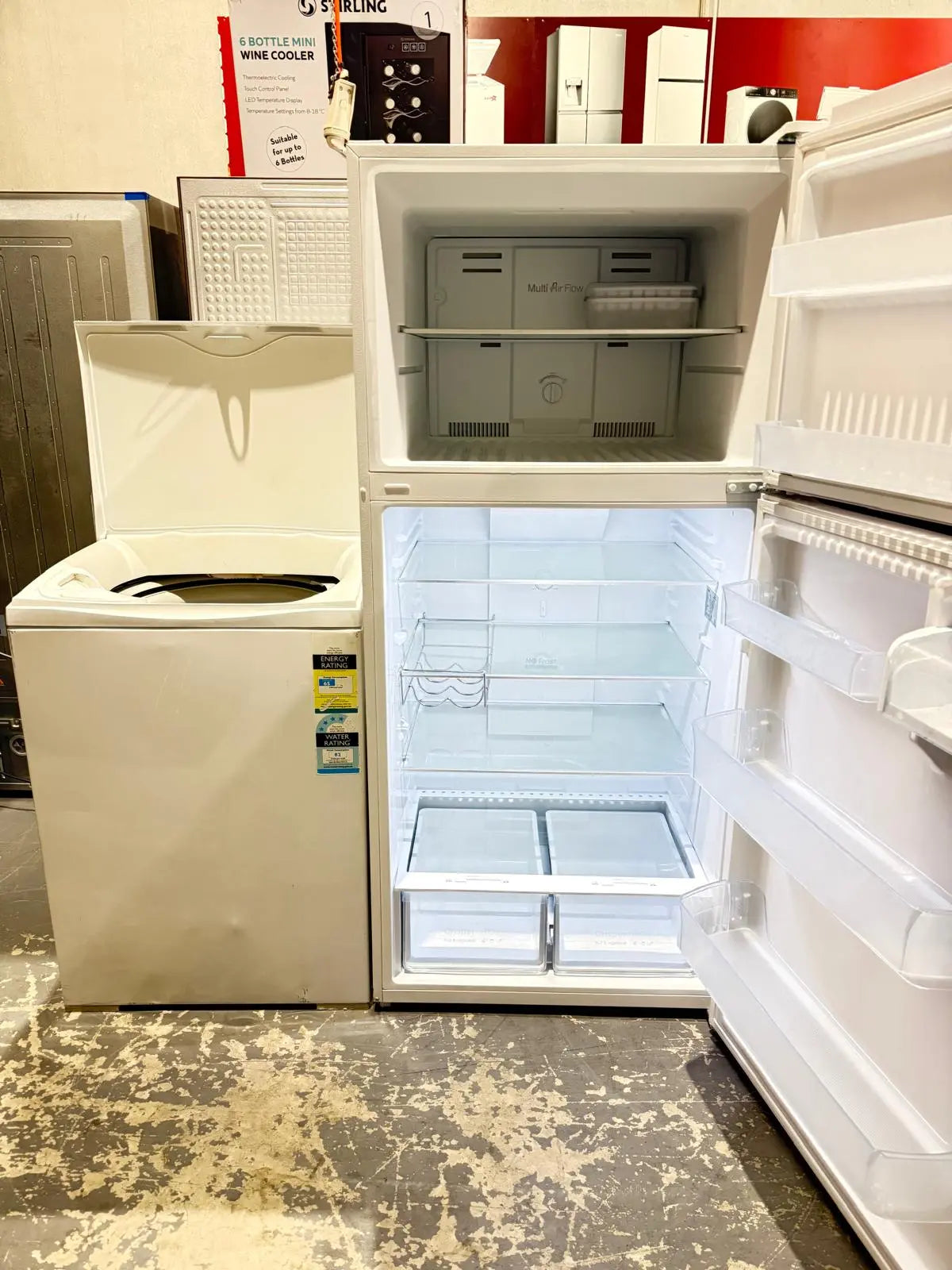 CHiQ 515L Fridge Freezer + Fisher & Paykel 8kg Top Load Washing Machine Combo – Refurbished Package