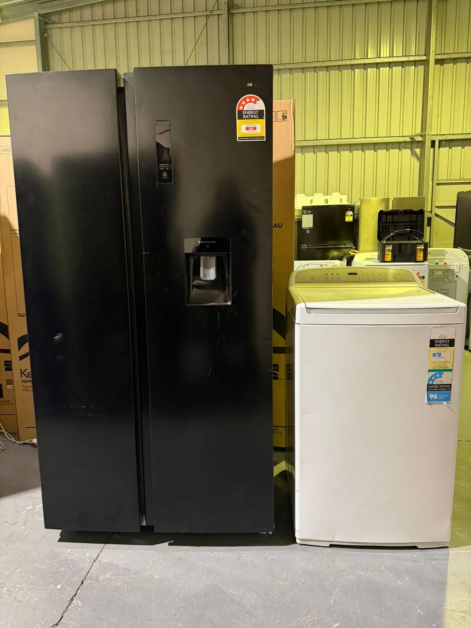 CHiQ 559L Fridge + F&P 8.5kg Washer Combo – Refurbished
