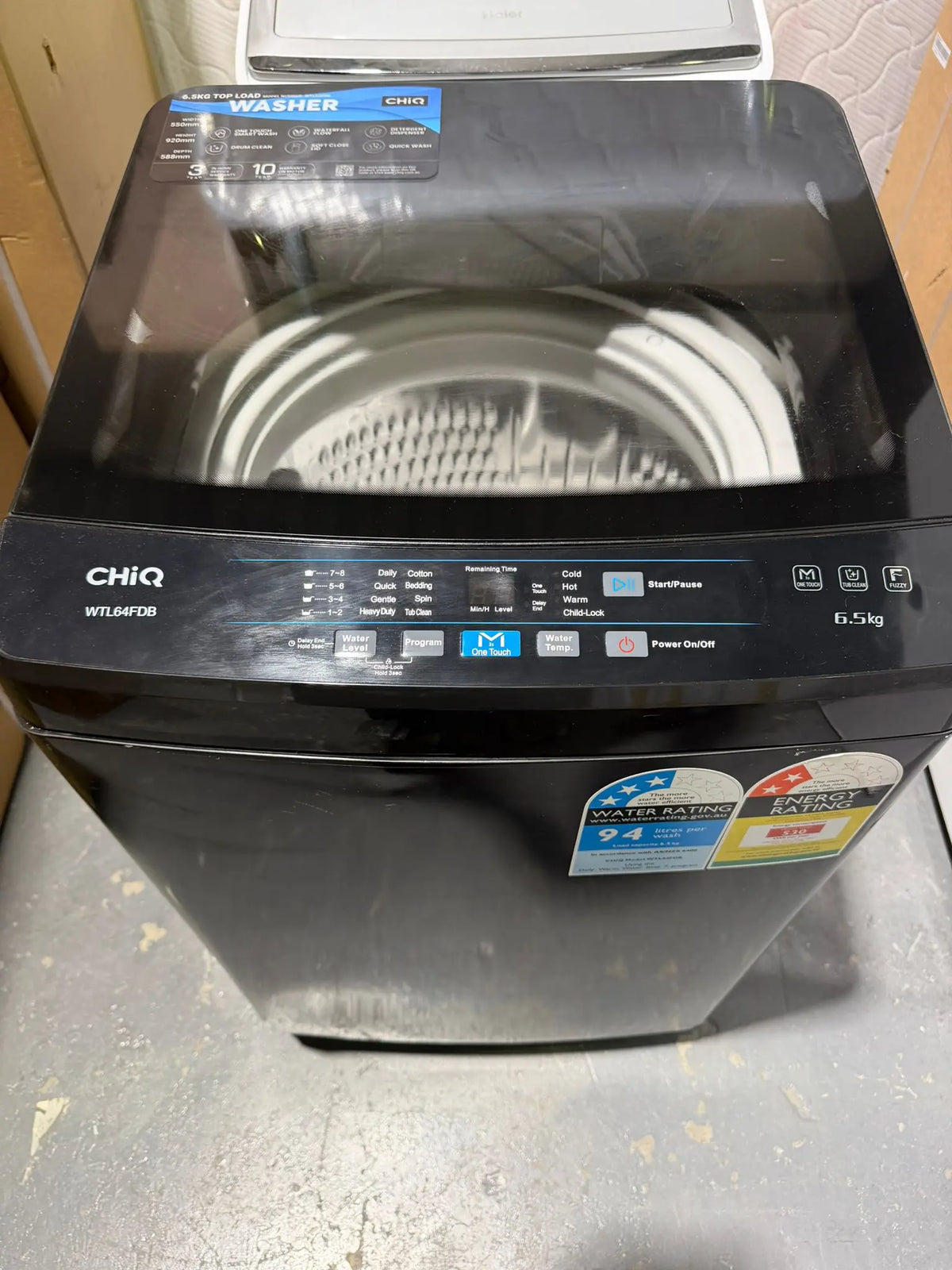 CHiQ 6.5kg Top Load Washer – Refurbished | BRISBANE