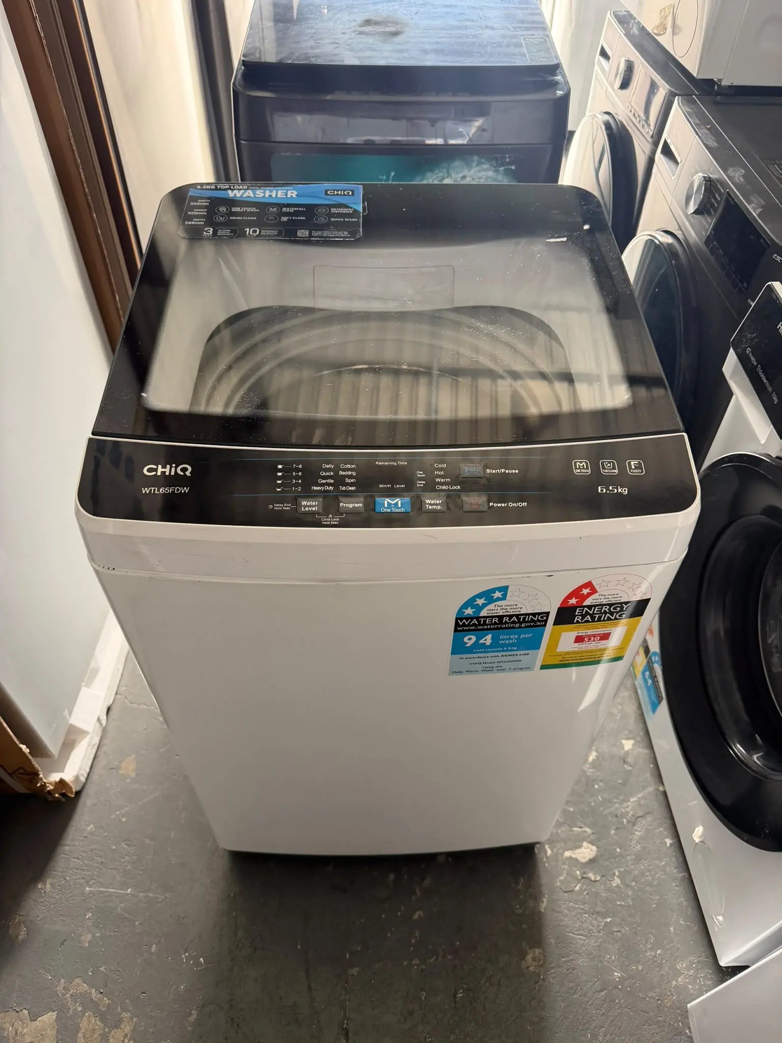 CHiQ 6.5kg Washing Machine – Refurbished