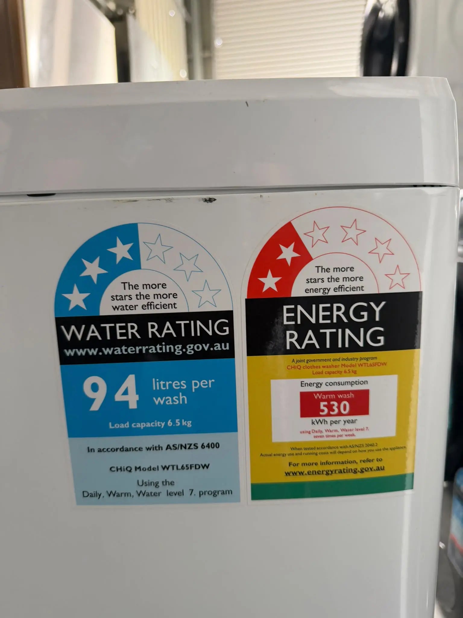 CHiQ 6.5kg Washing Machine – Refurbished