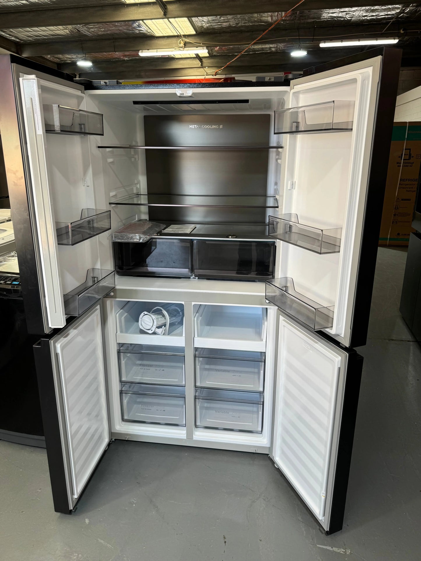 CHiQ 601L French Door Fridge + 8kg Top Load Washer – Second Hand | Comes with Warranty | SYDNEY