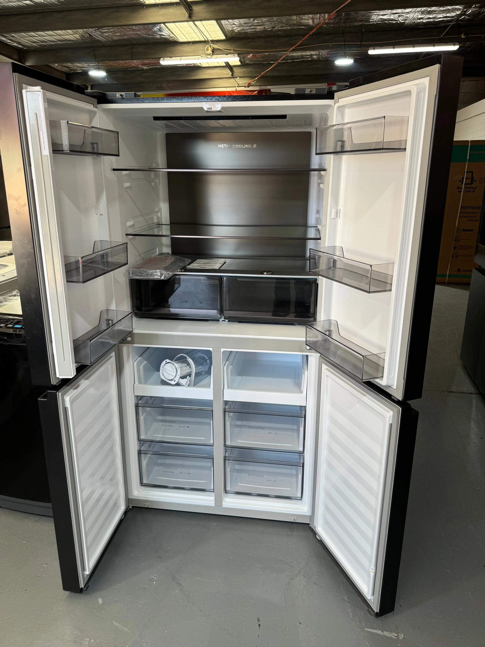 CHiQ 601L French Door Fridge + 8kg Top Load Washer – Second Hand | Comes with Warranty | SYDNEY