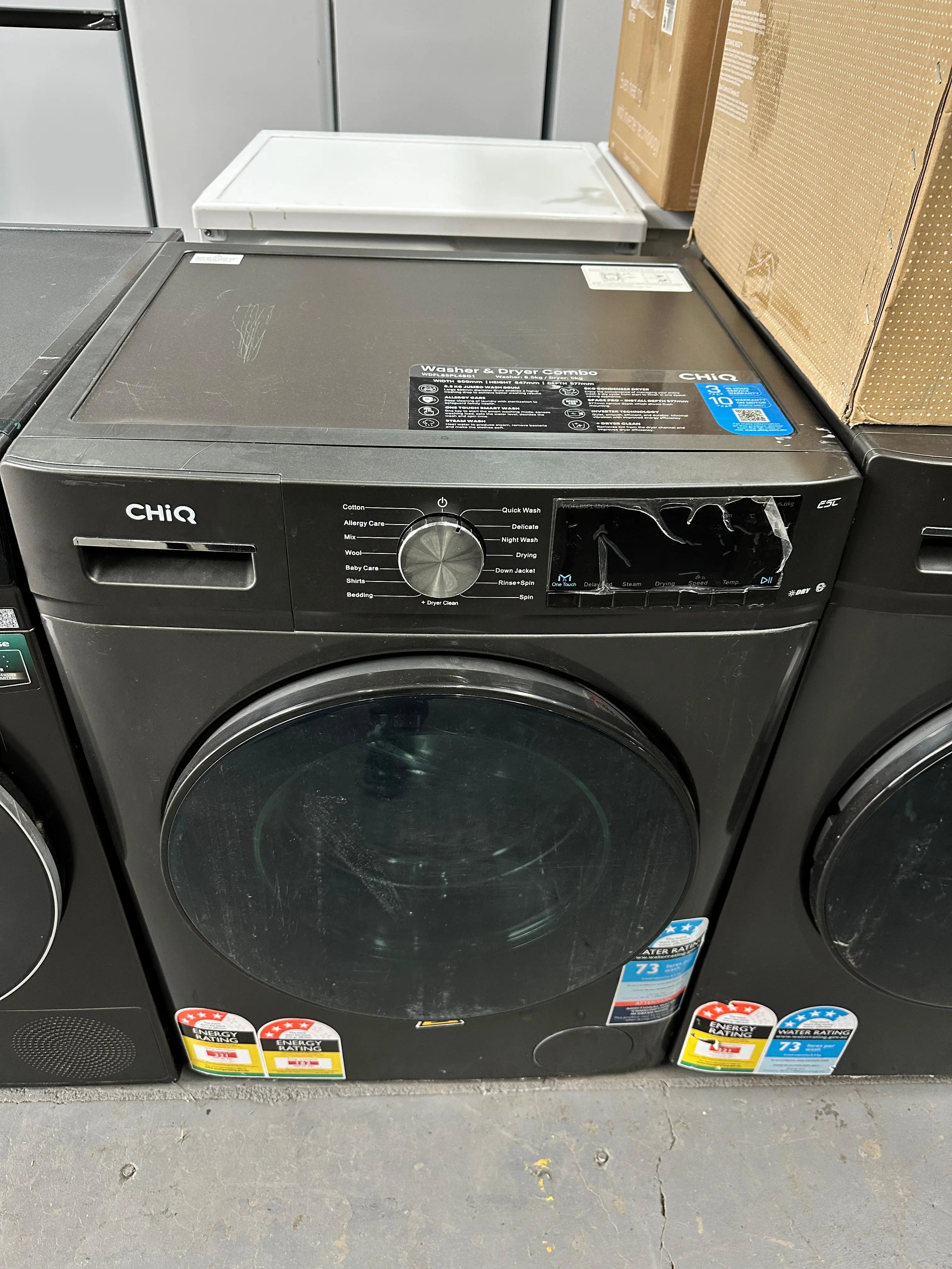 CHiQ 8.5kg/5kg Washer Dryer Combo – Front Load All-in-One (Refurbished) | ADELAIDE