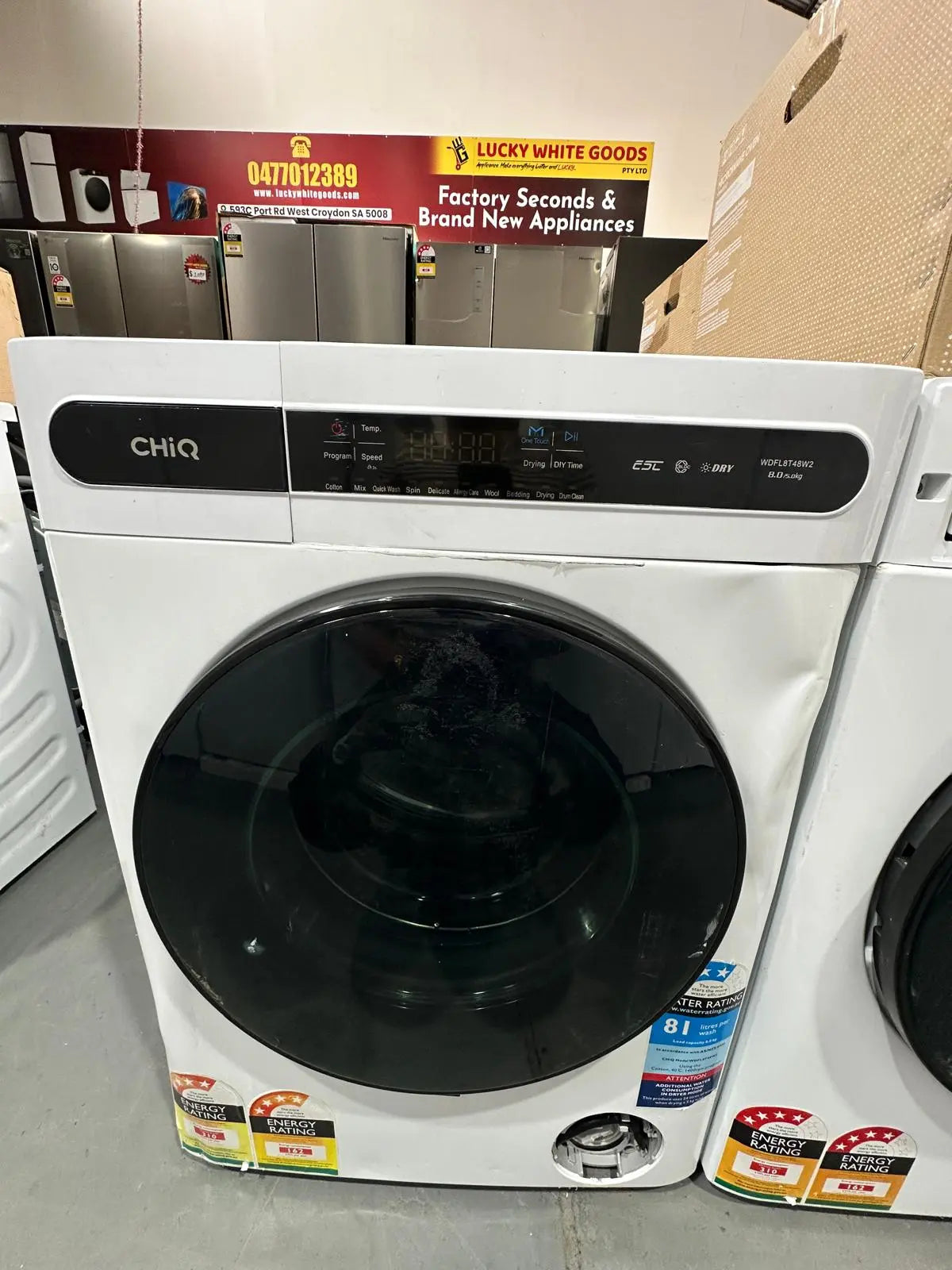 CHiQ 8.5kg/5kg Washer Dryer Combo – Refurbished | ADELAIDE