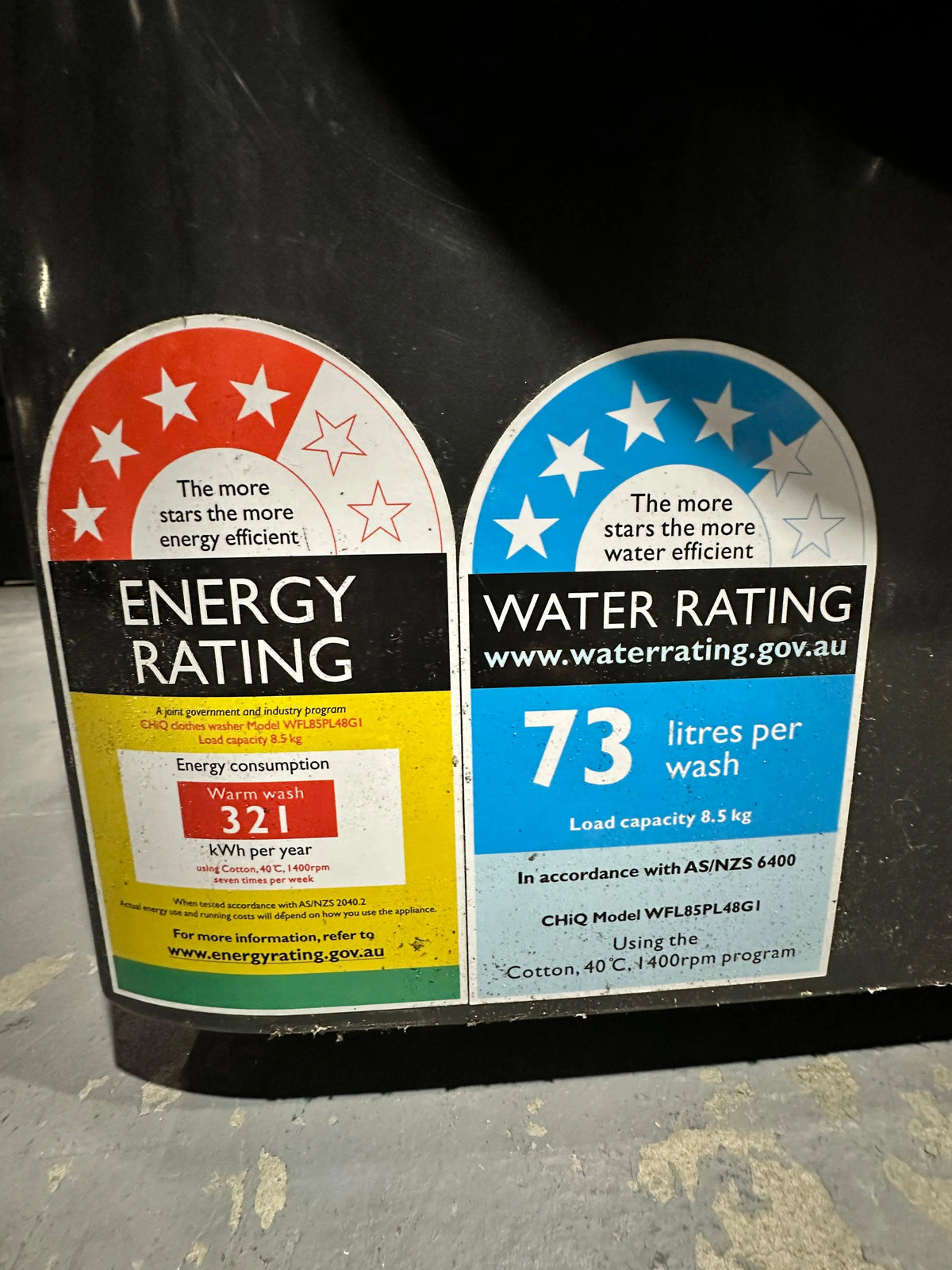 CHiQ 8.5kg Front Load Washer in Gunmetal - Refurbished | ADELAIDE