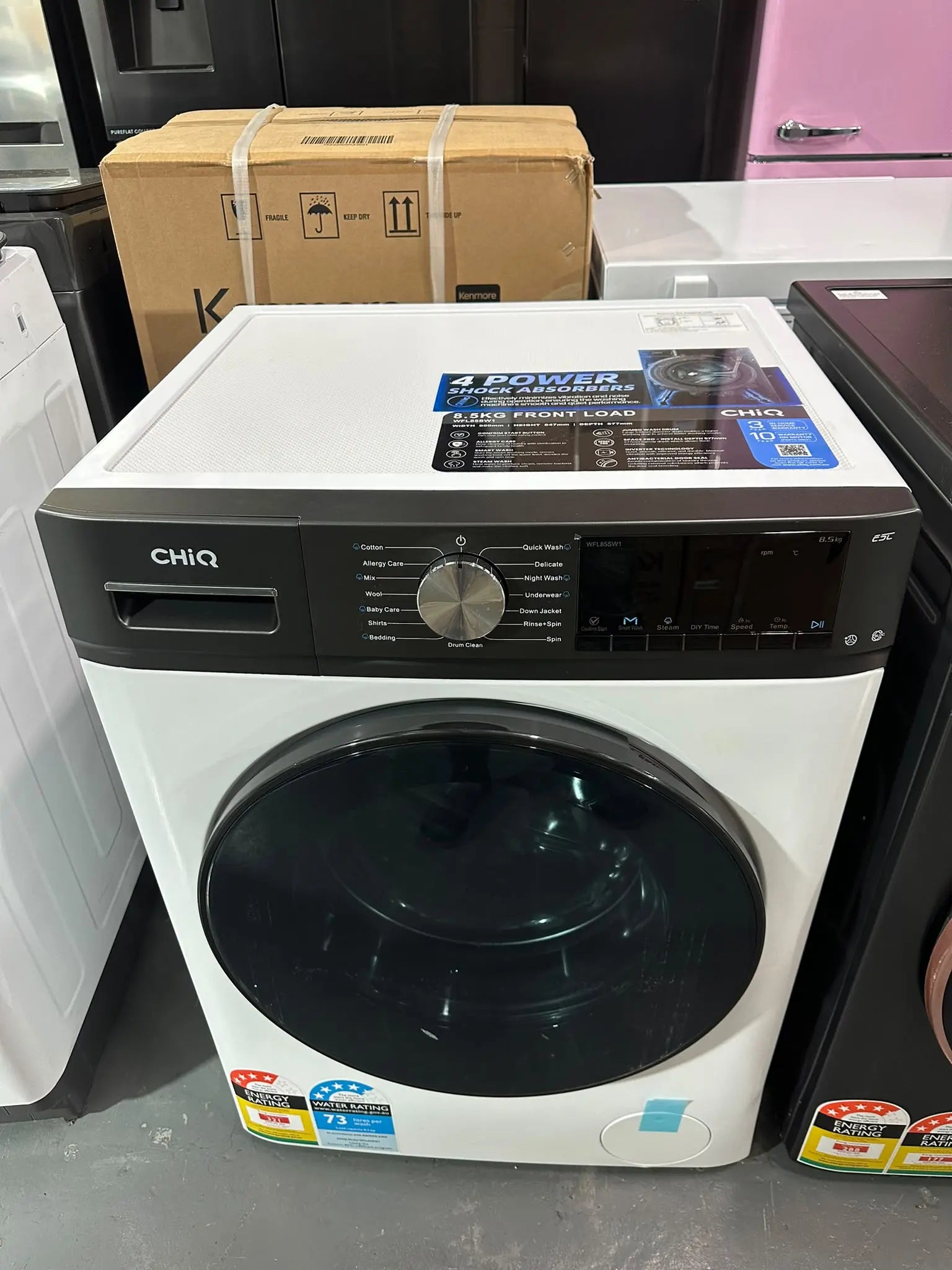 CHiQ 8.5kg Front Load Washing Machine – Factory Seconds