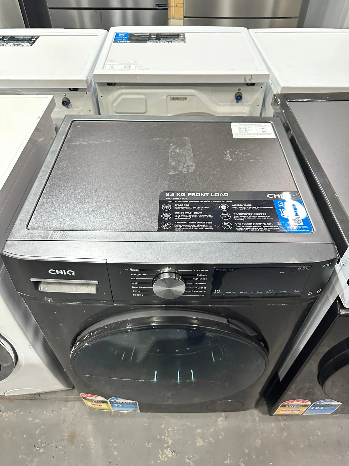 CHiQ 8.5kg Front Load Washing Machine – Refurbished | ADELAIDE