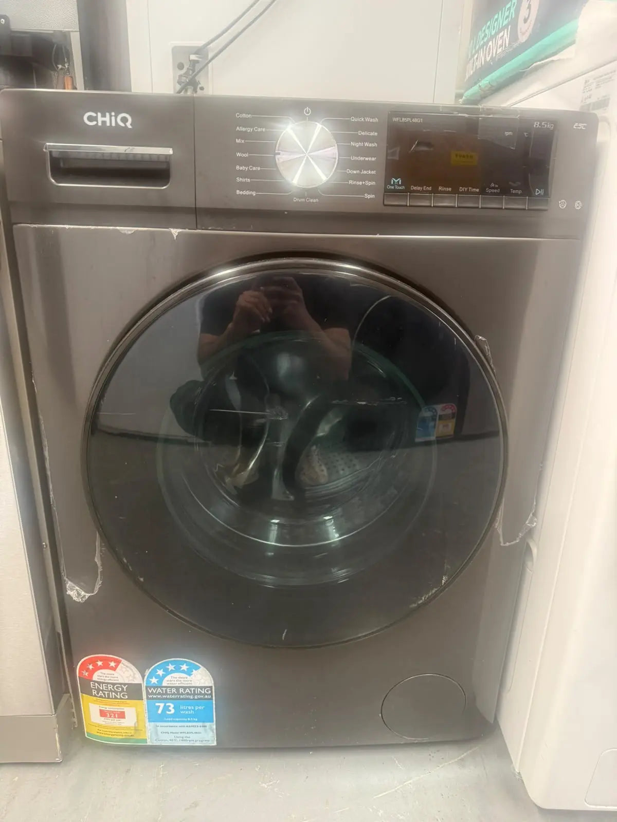 CHiQ 8.5kg Front Load Washing Machine – Refurbished WFL85PL48GI | MELBOURNE