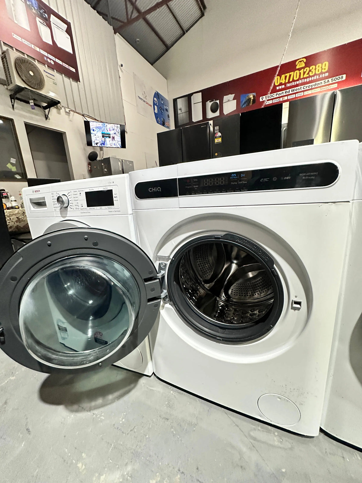 CHiQ 8.5kg Front Load Washing Machine – Washer Only – Refurbished | ADELAIDE
