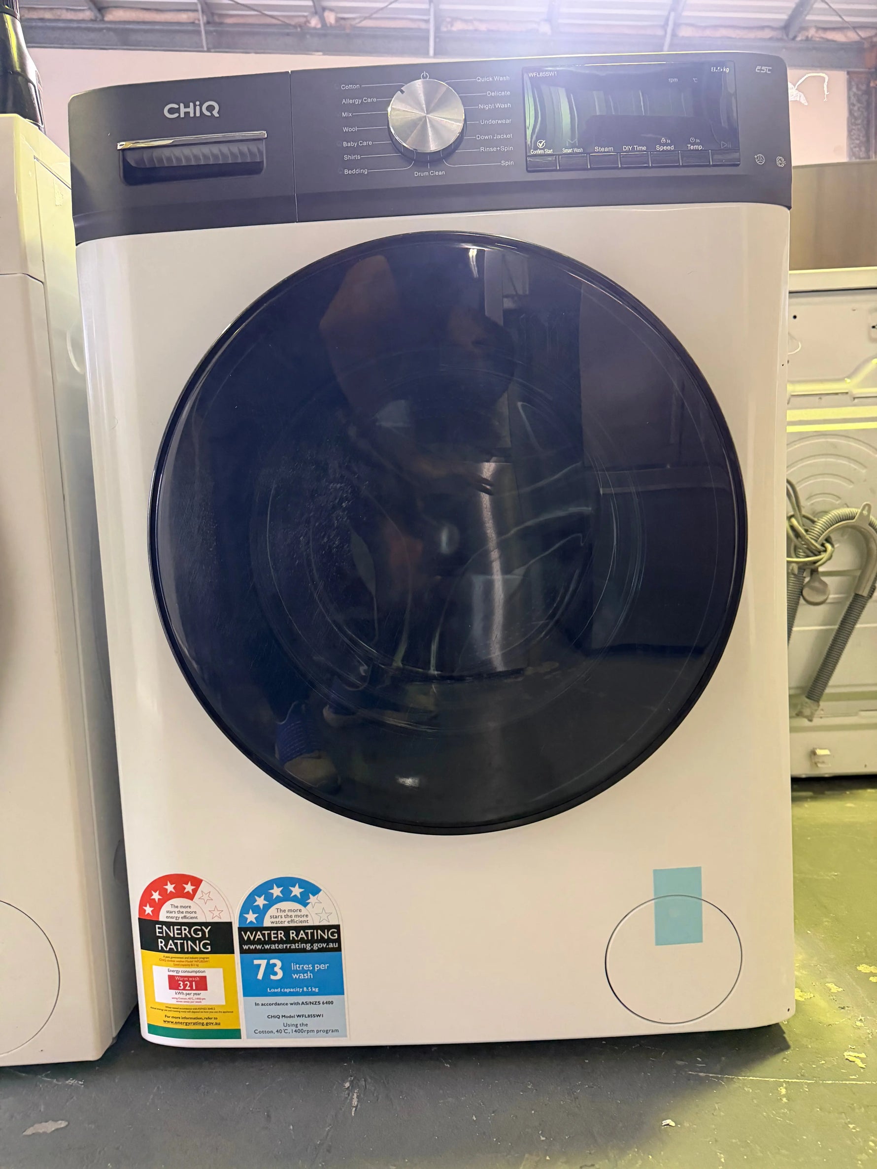 CHiQ 8.5kg Front Load Washing Machine – refurbished l