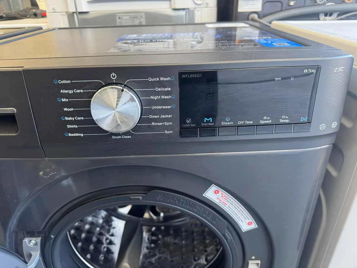 CHiQ 8.5kg Shadow Steel Front Load Washing Machine – Refurbished | PERTH