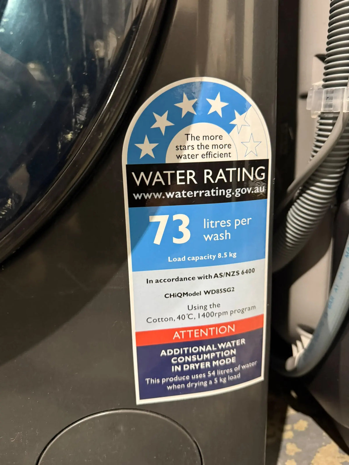 CHiQ 8.5kg Washer Dryer Combo – Near New | MELBOURNE