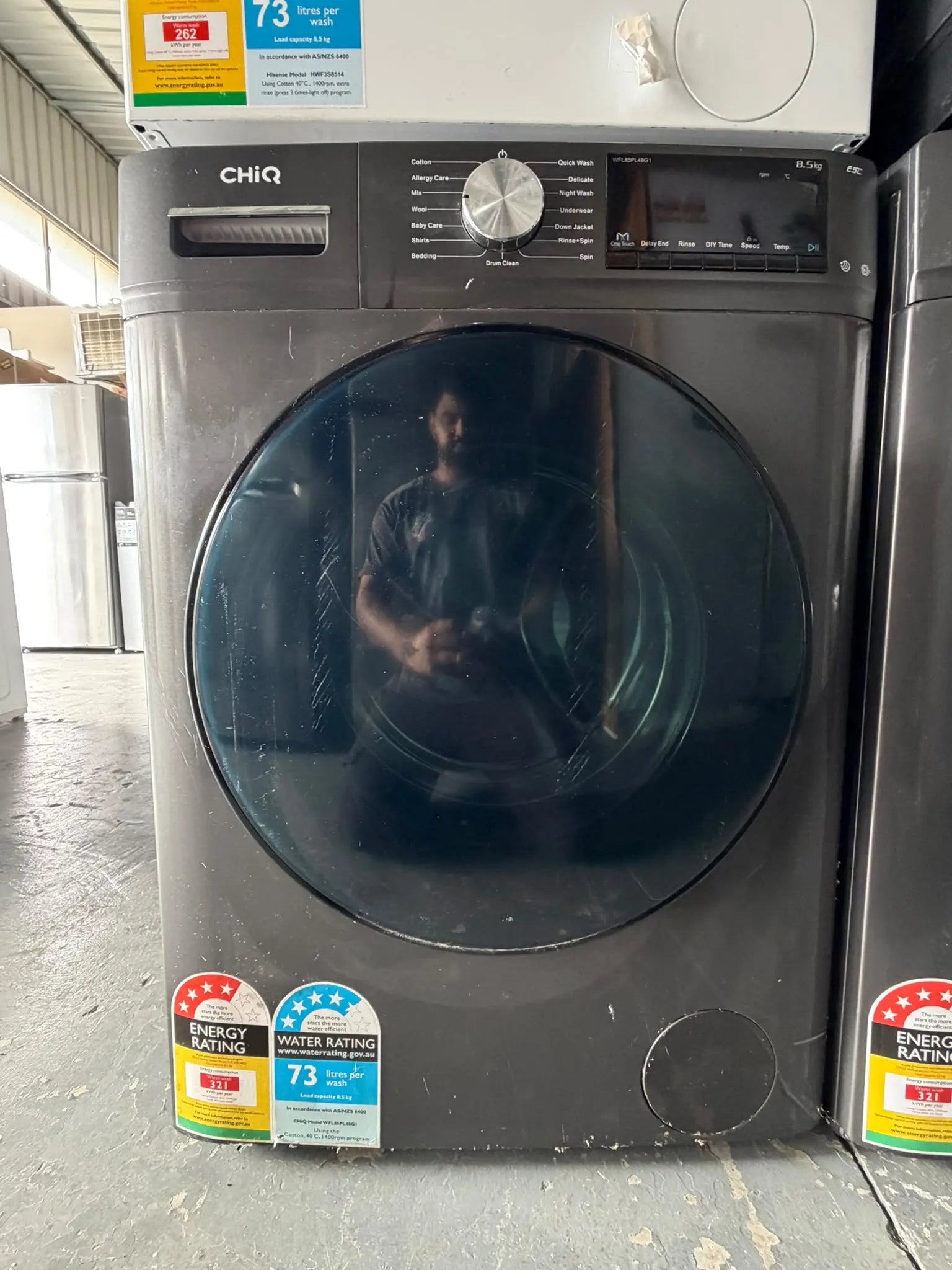 CHiQ 8.5kg Washing Machine – Refurbished