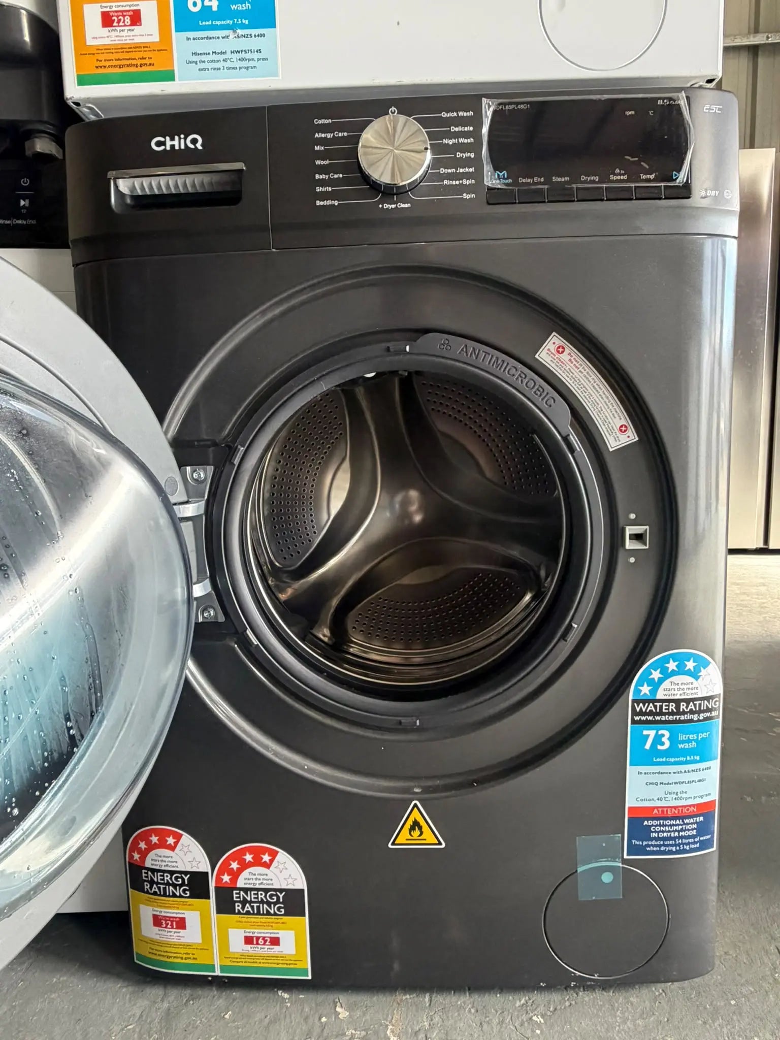CHiQ 8.5kg Washing Machine – Refurbished