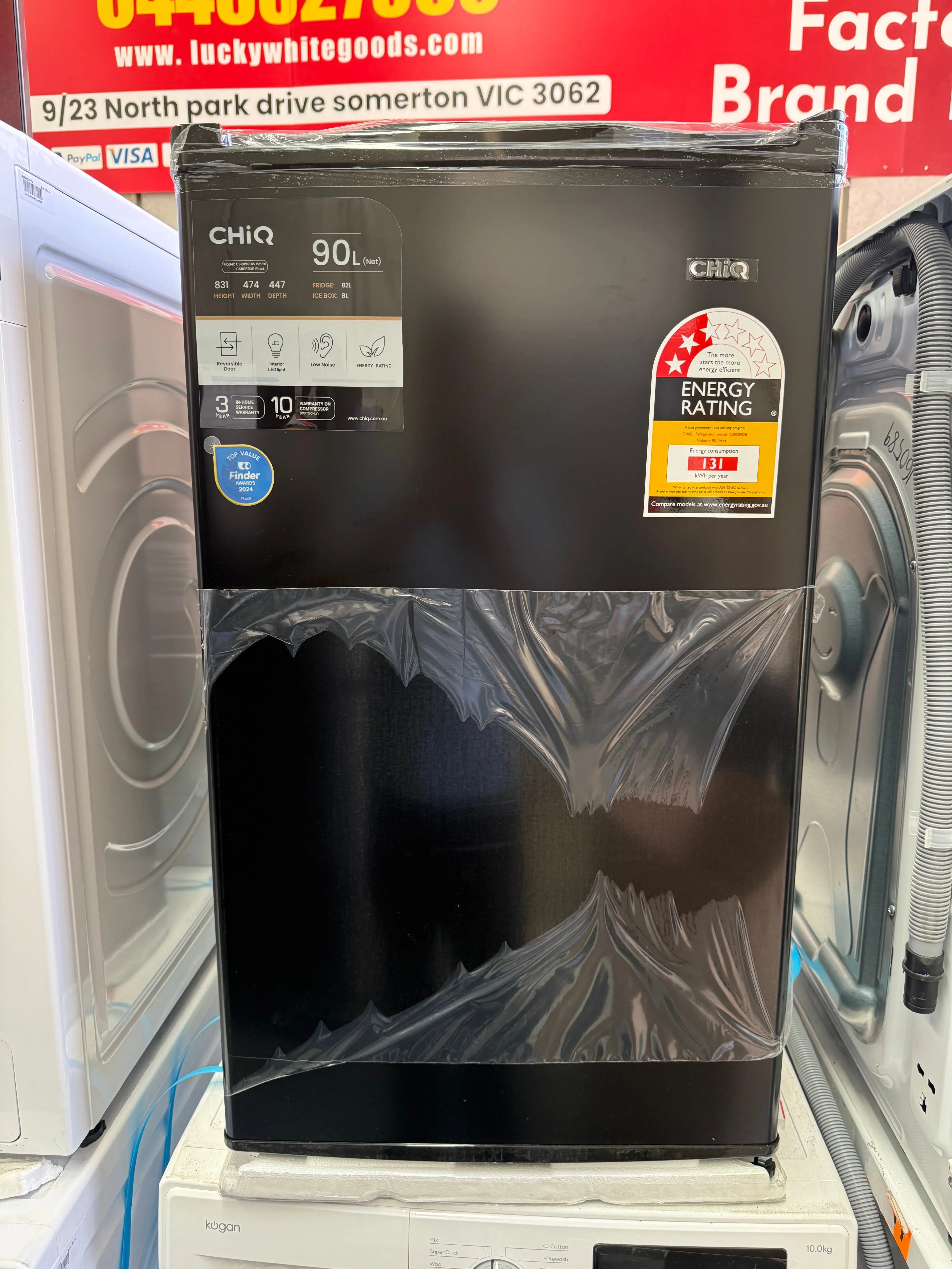 CHiQ 89L Bar Fridge – Factory Seconds | CSR089DB | MELBOURNE