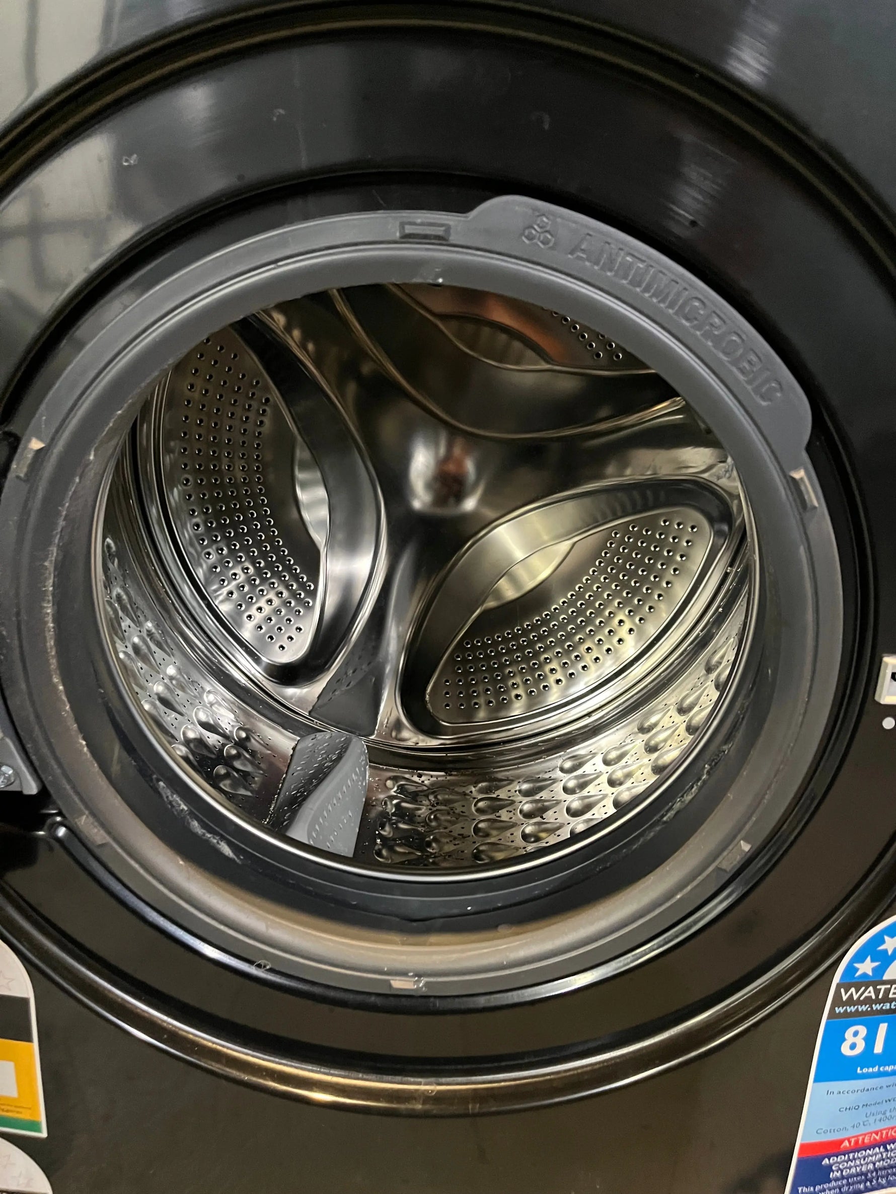 CHiQ 8kg Front Load Washing Machine WDFL8T48B3 – Inverter Motor, Steam Wash, 1400RPM | ALEXANDRIA