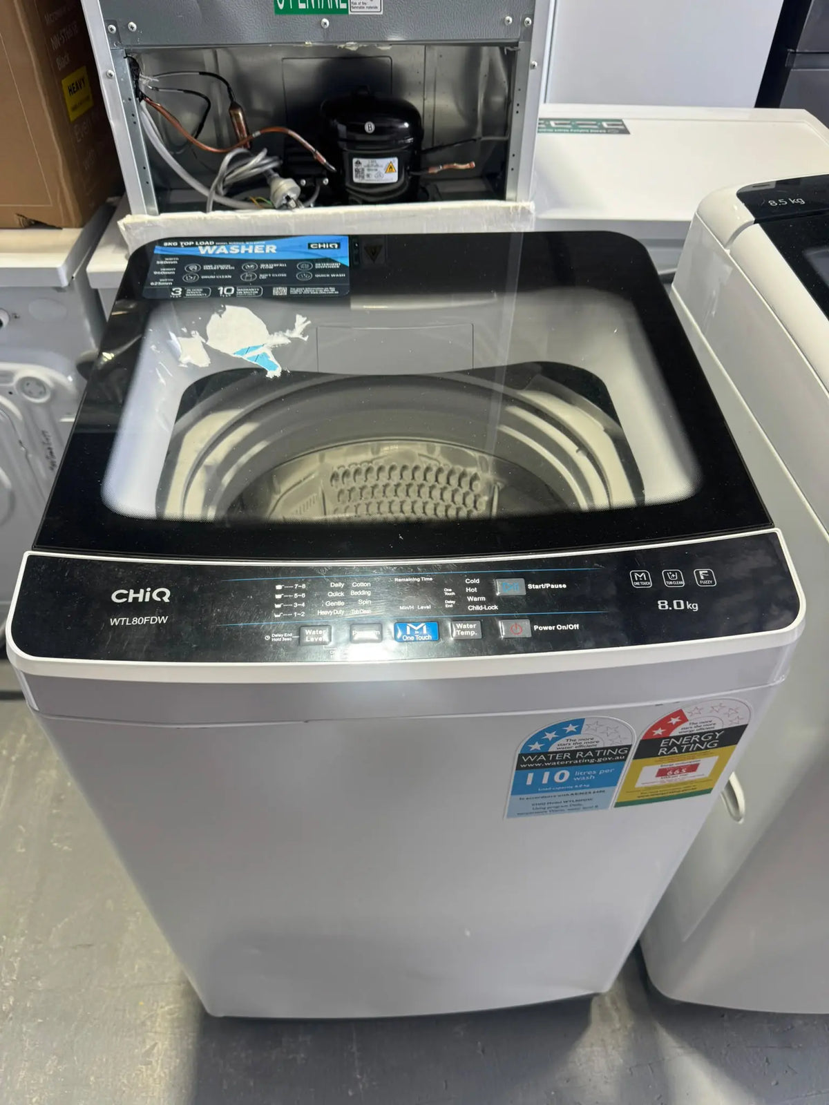 CHiQ 8kg Top Load Washing Machine – Refurbished | PERTH