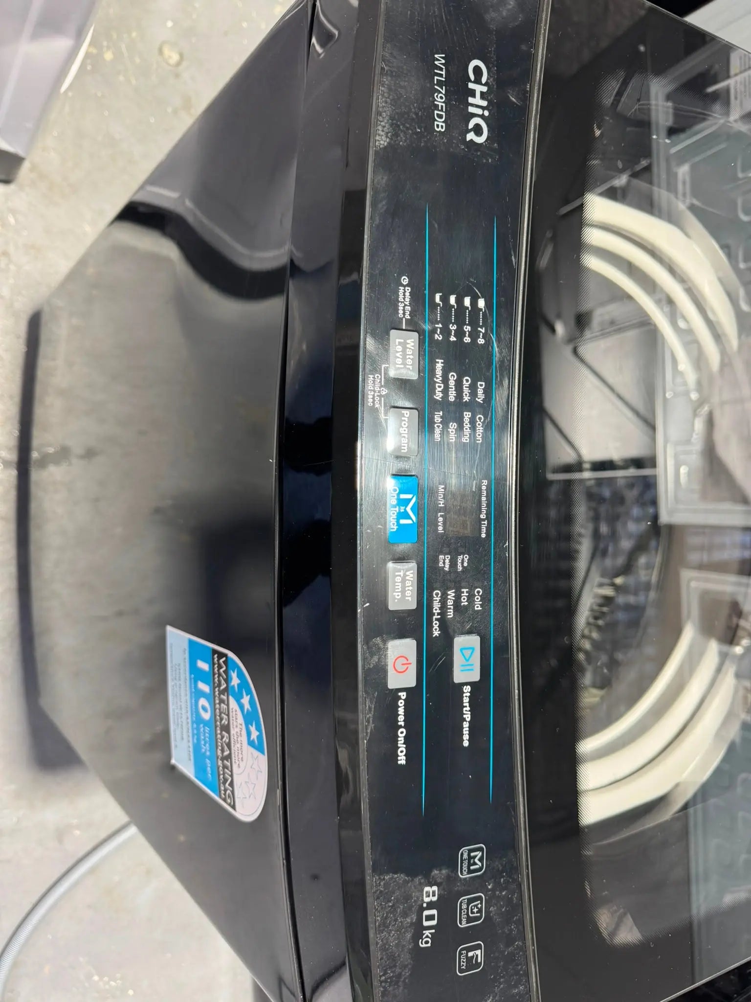 CHiQ 8kg Top Load Washing Machine (Refurbished)