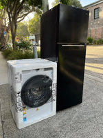 CHiQ CTM347NB5E 348L Top Mount Fridge Black + Beko BFLB8010W 8kg Front Load Washing Machine Combo | ALEXANDRIA