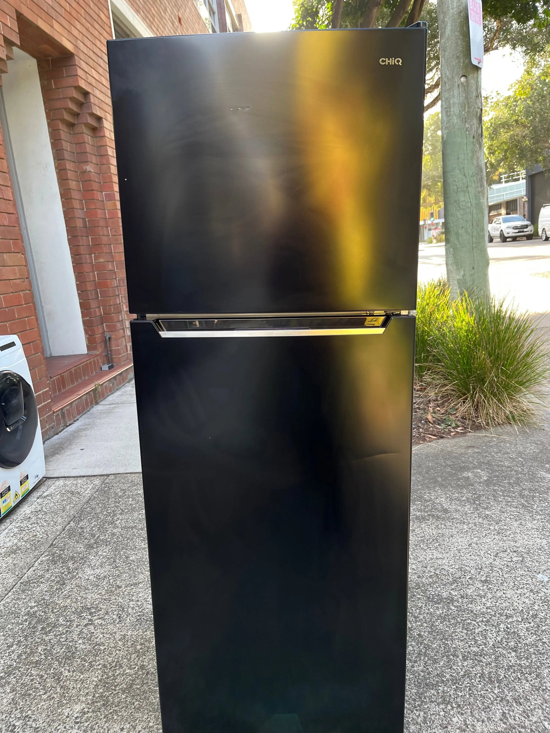 CHiQ CTM347NB5E 348L Top Mount Fridge Black + Beko BFLB8010W 8kg Front Load Washing Machine Combo | ALEXANDRIA