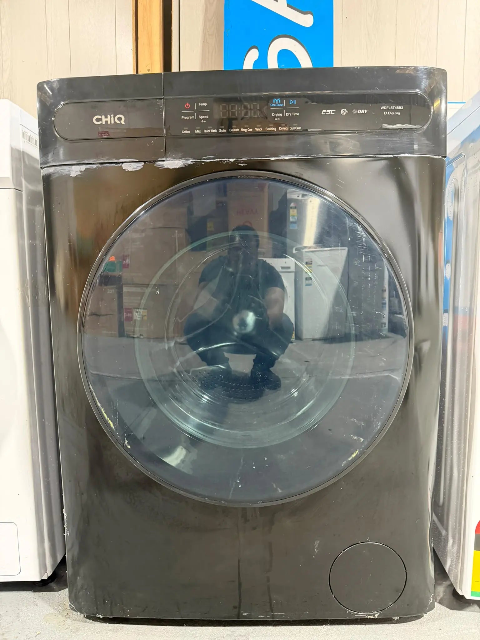 CHiQ WDFL8T48B3 8kg Front Load Washing Machine Only – Refurbished | RESERVOIR