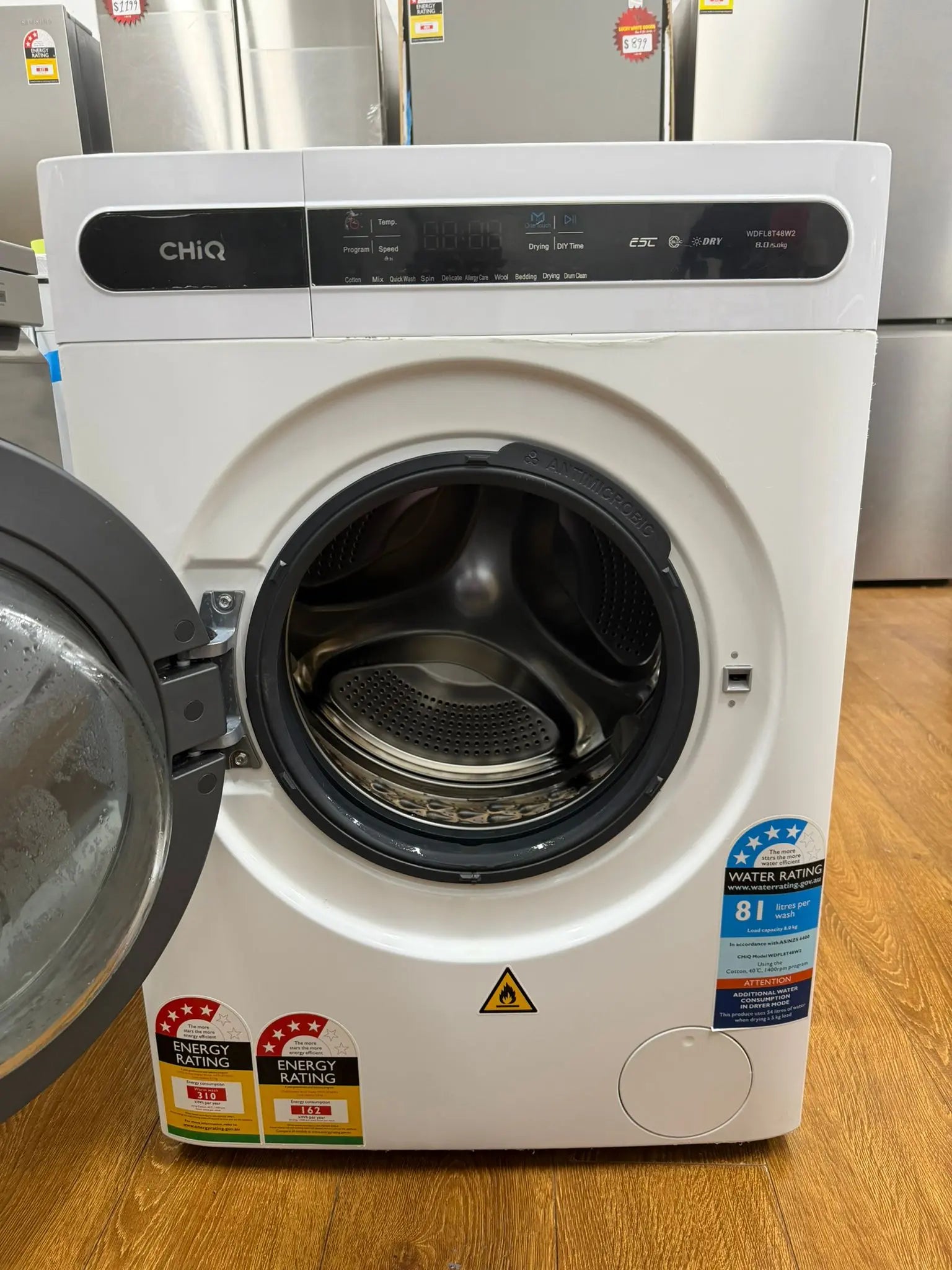 CHiQ WDFL8T48W2 8kg Front Load Washing Machine – Refurbished