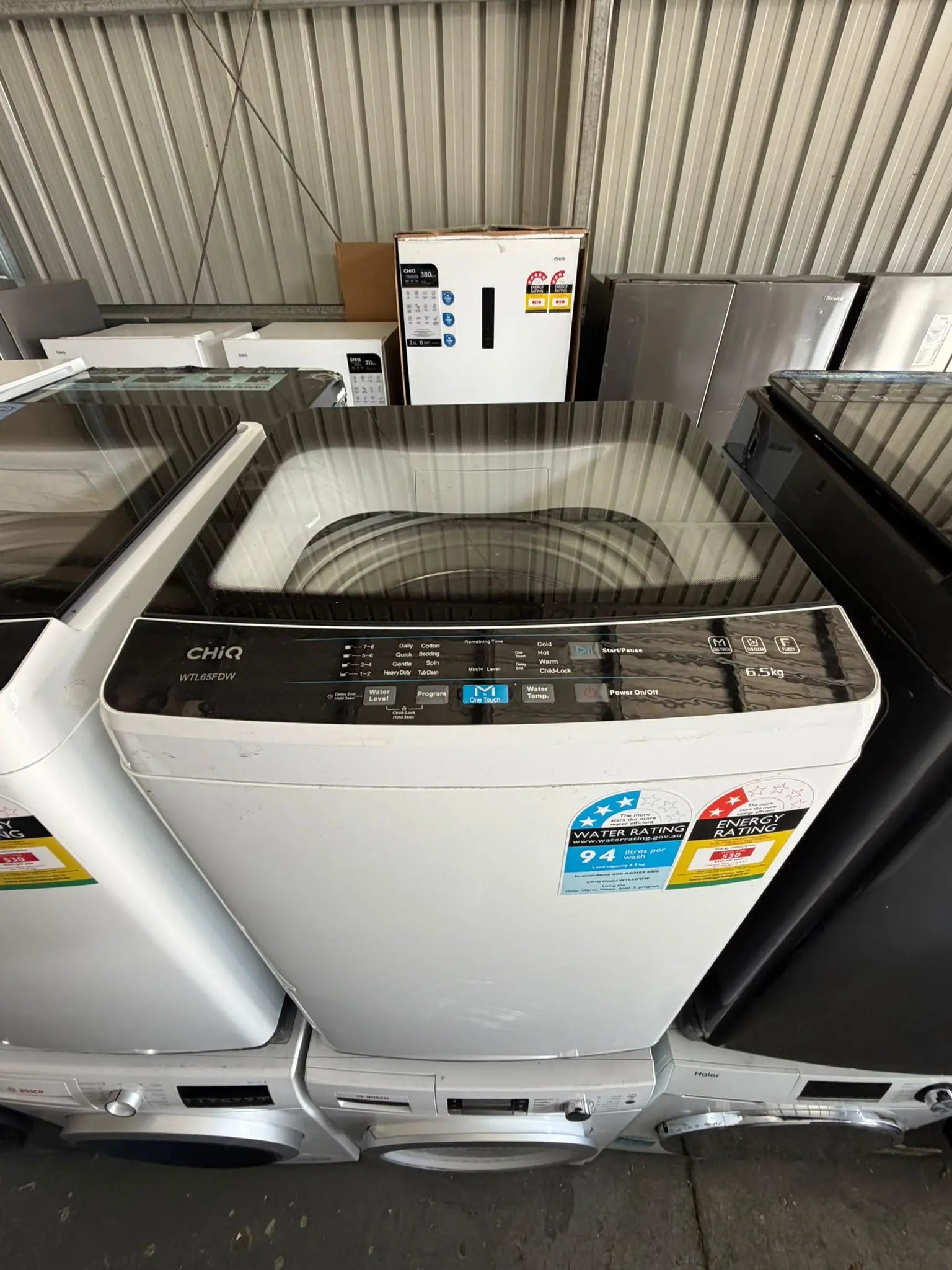 CHiQ WTL65FDW 6.5kg Refurbished Top Load Washer | BRISBANE