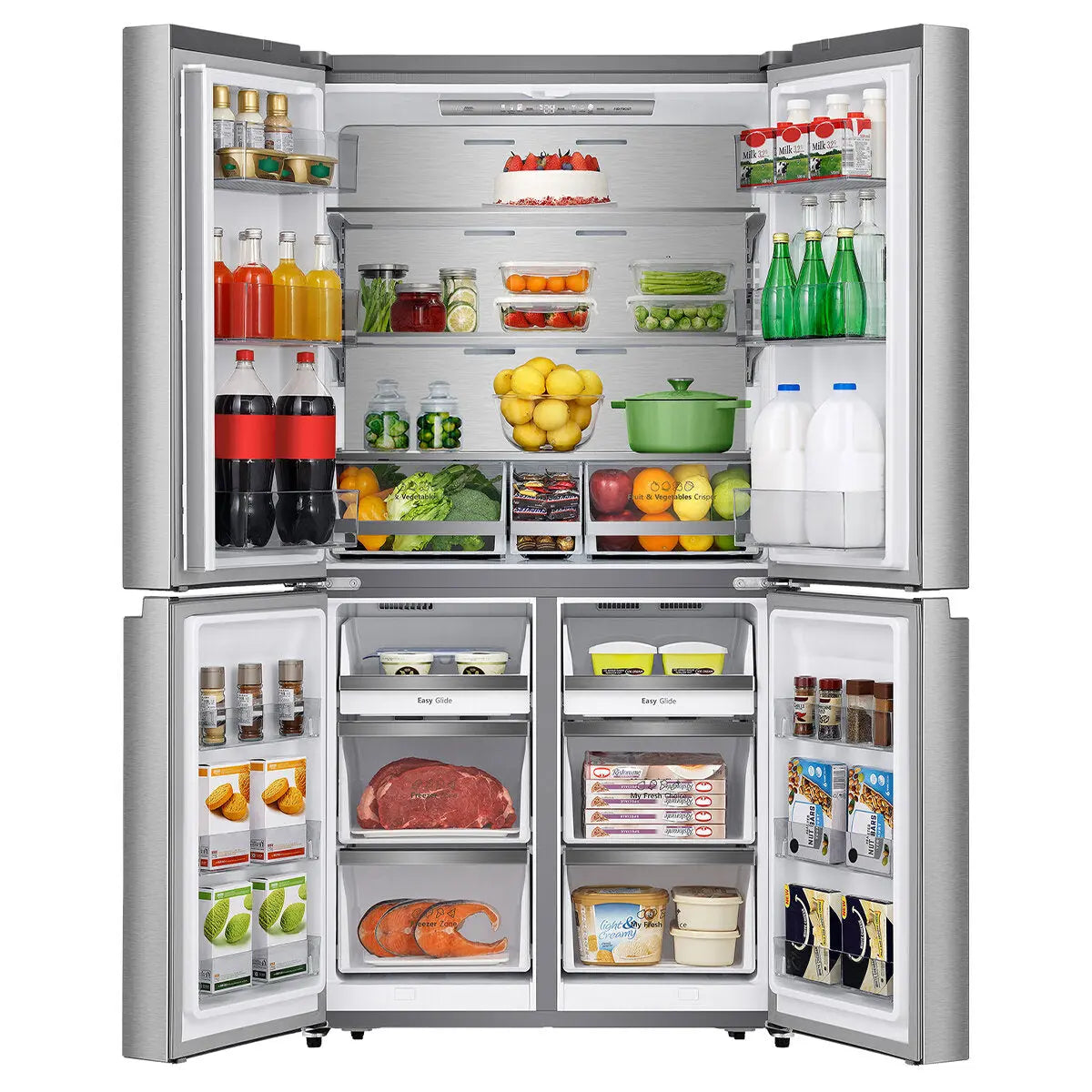 Carton Damage Hisense 609L French Door Fridge Stainless Steel HRCD610TS | ALEXANDRIA