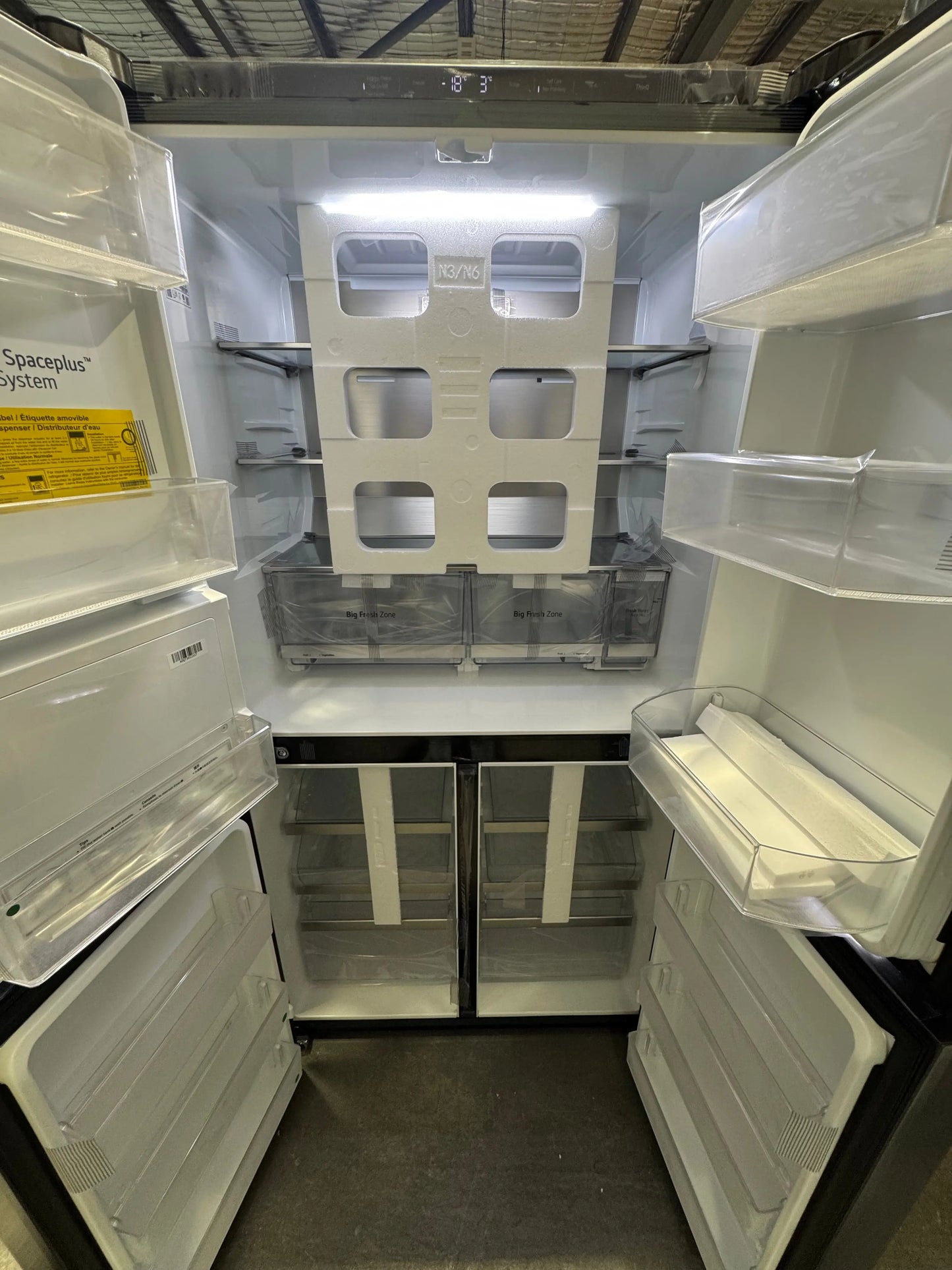 Cartoon damaged LG 636 Litres fridge freezer | PERTH