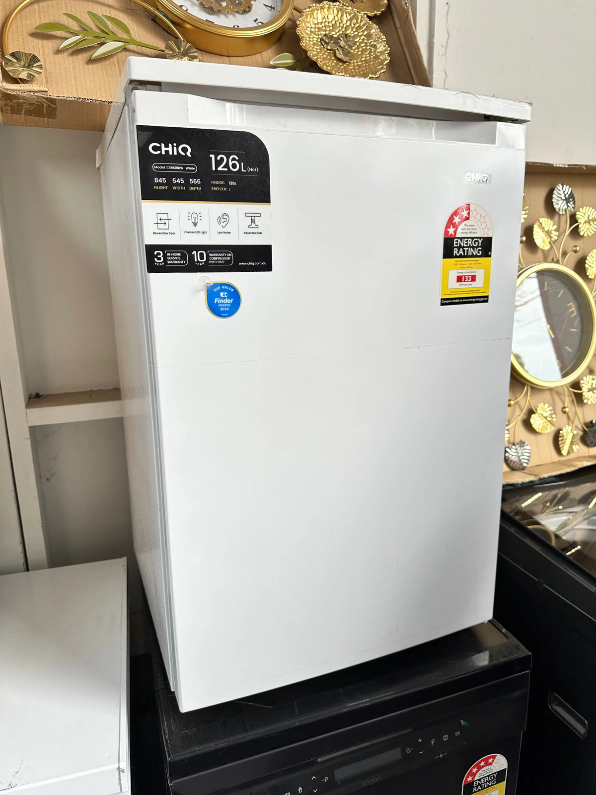 Chiq 126 litres bar fridge factory seconds (6 months warranty) | Lucky white goods