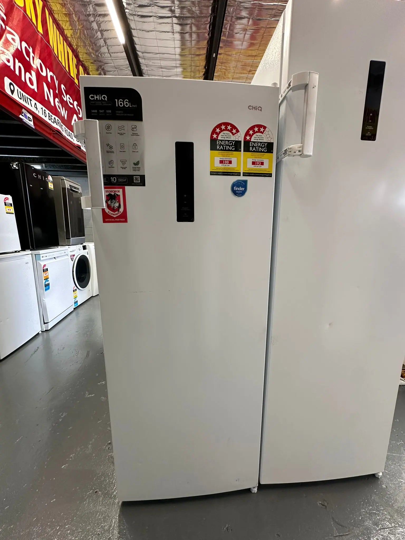 Chiq 166L Upright Freezer - Refurbished | SYDNEY