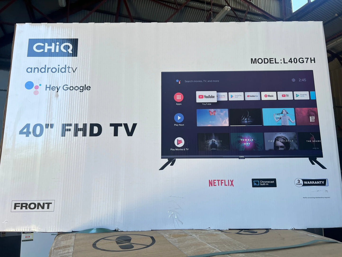 Chiq 40 inch fhd smart tv | ADELAIDE