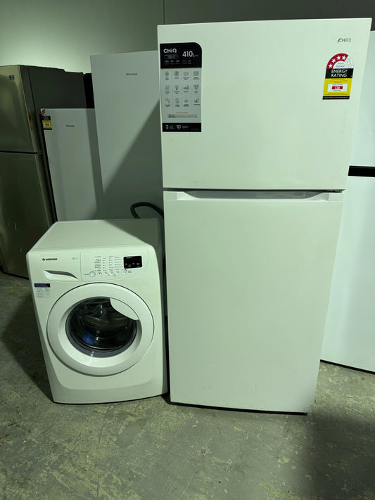 Chiq 410 Litres fridge freezer and Simpson 7 Kgs Washing machine | PERTH