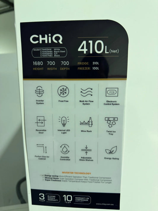 Chiq 410 Litres fridge freezer and Simpson 7 Kgs Washing machine | PERTH