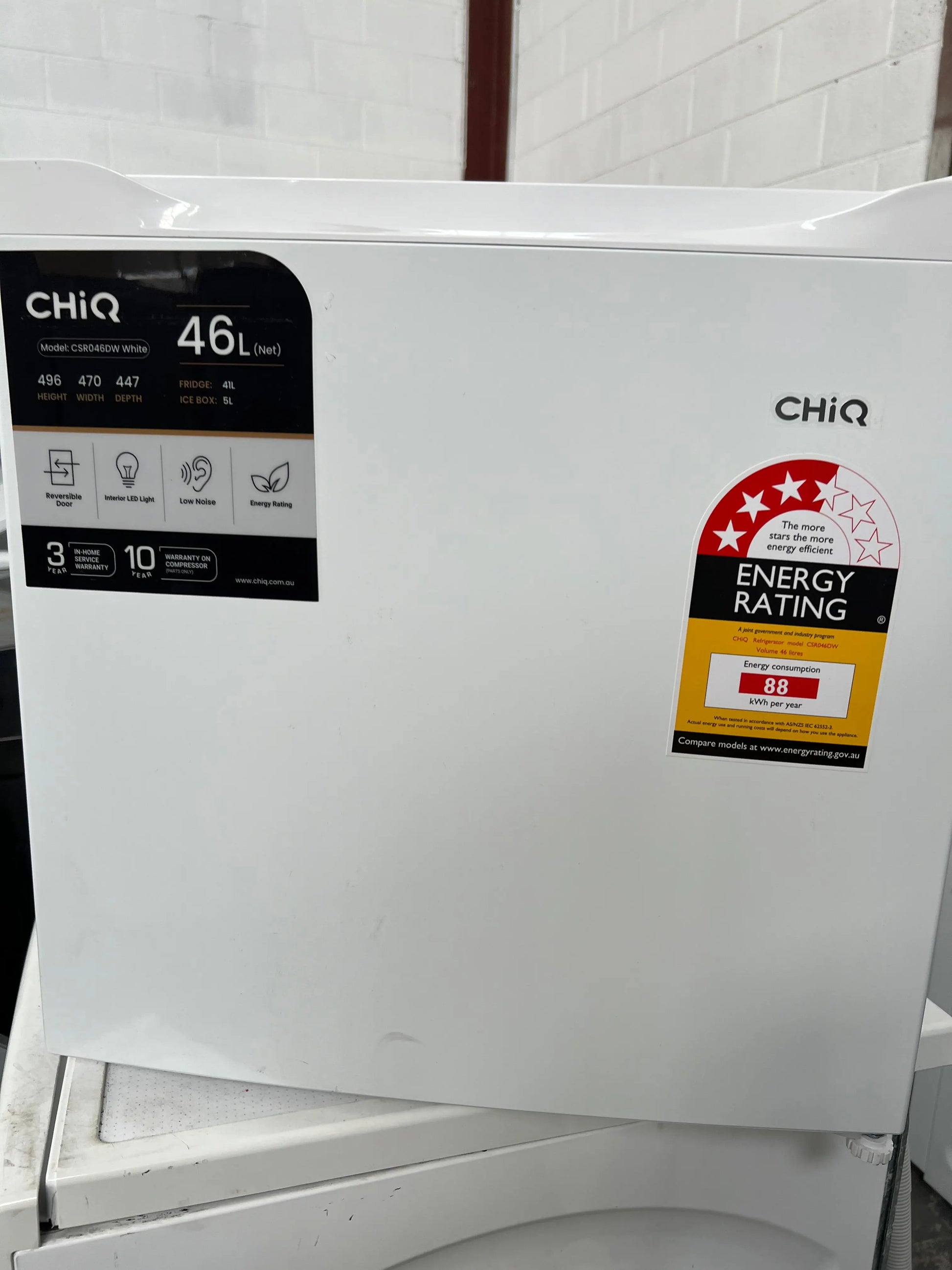 Chiq 46 litres Bar fridge | ADELAIDE