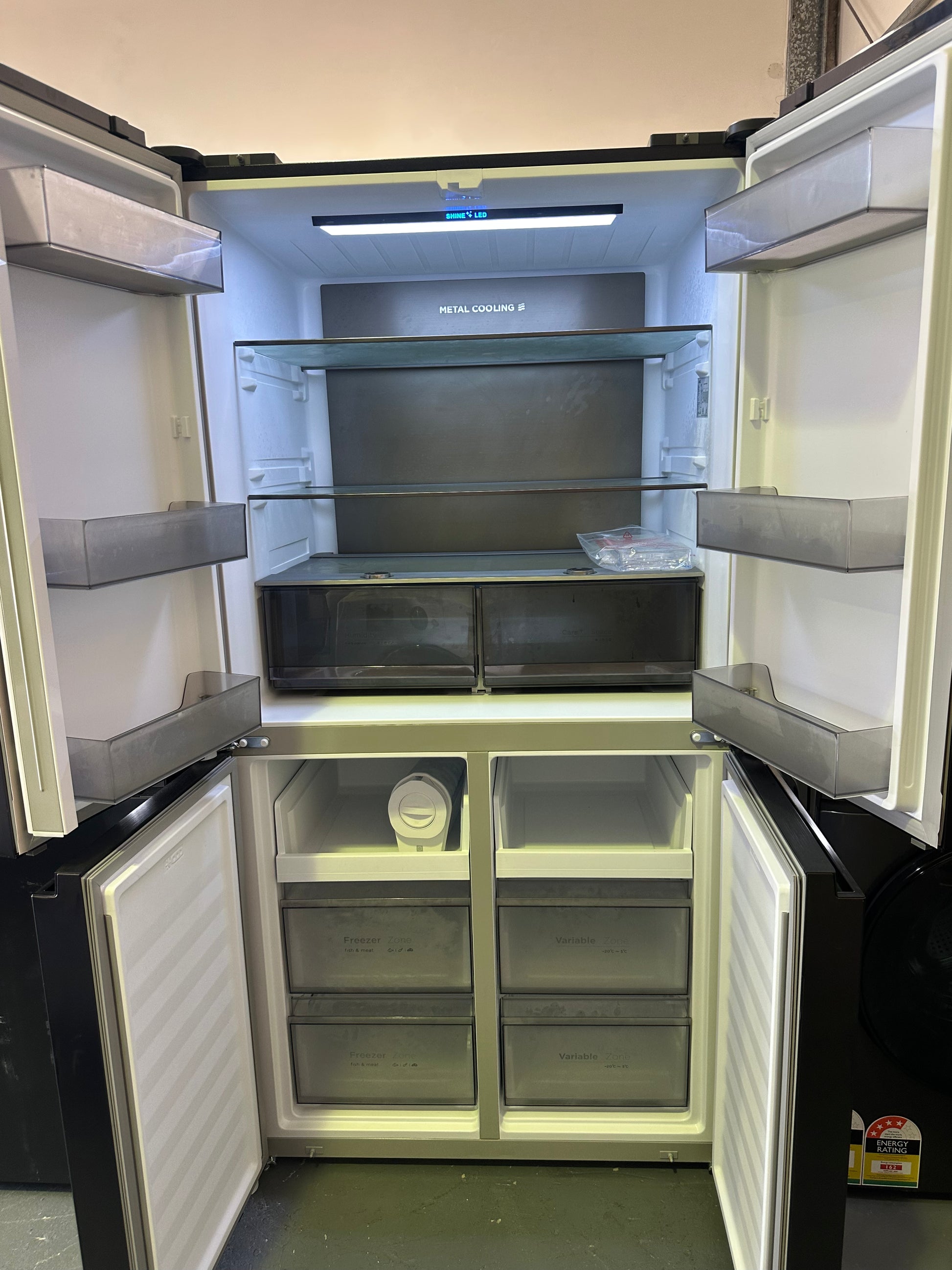 Chiq 601 L Quad door refrigerator and 8.5 KG washer combo (Refurbished) | BRISBANE