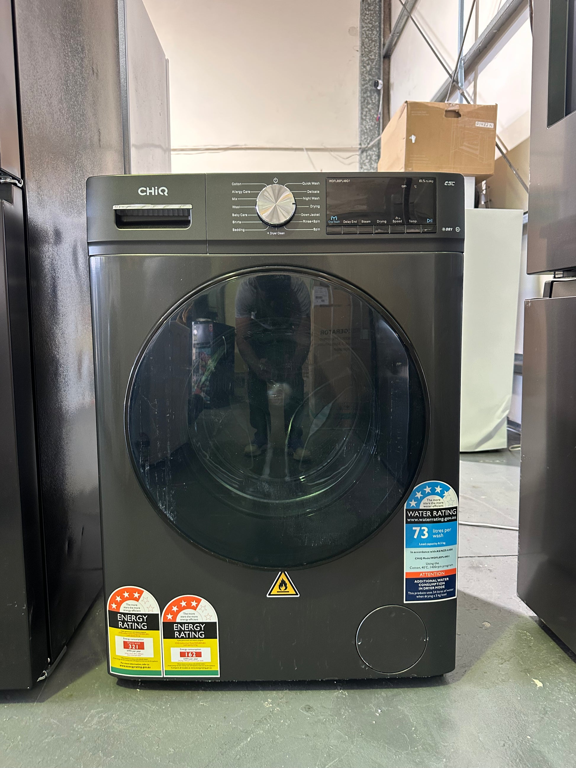 Chiq 601 L Quad door refrigerator and 8.5 KG washer combo (Refurbished) | BRISBANE