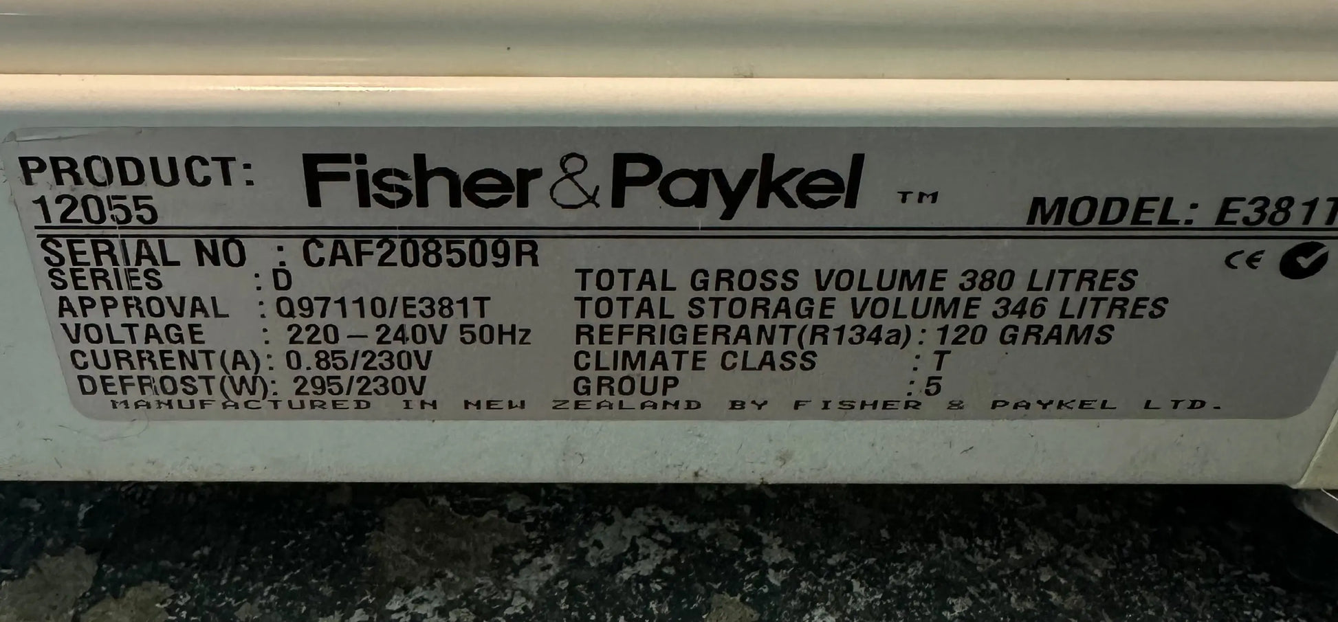 Combo Fisher&Paykel 308L fridge freezer & 6.5kg washer | BRISBANE