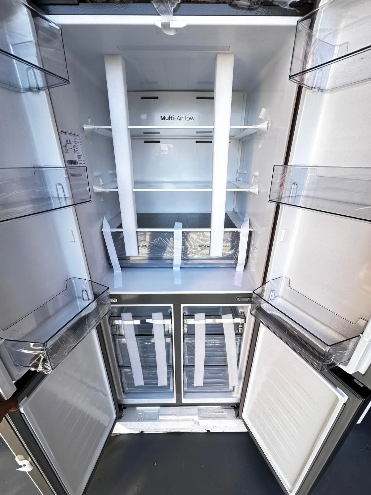 Combo – Hisense 483 L Quad Door Fridge Freezer + Hisense 10 kg Front Load Washer | ADELAIDE