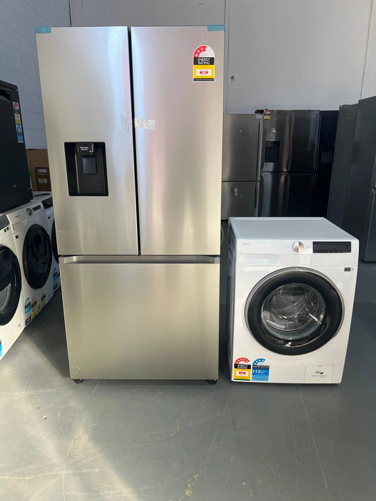 Combo – Samsung 495 L French Door Fridge Freezer + Samsung 11 kg Front Load Washer | ADELAIDE