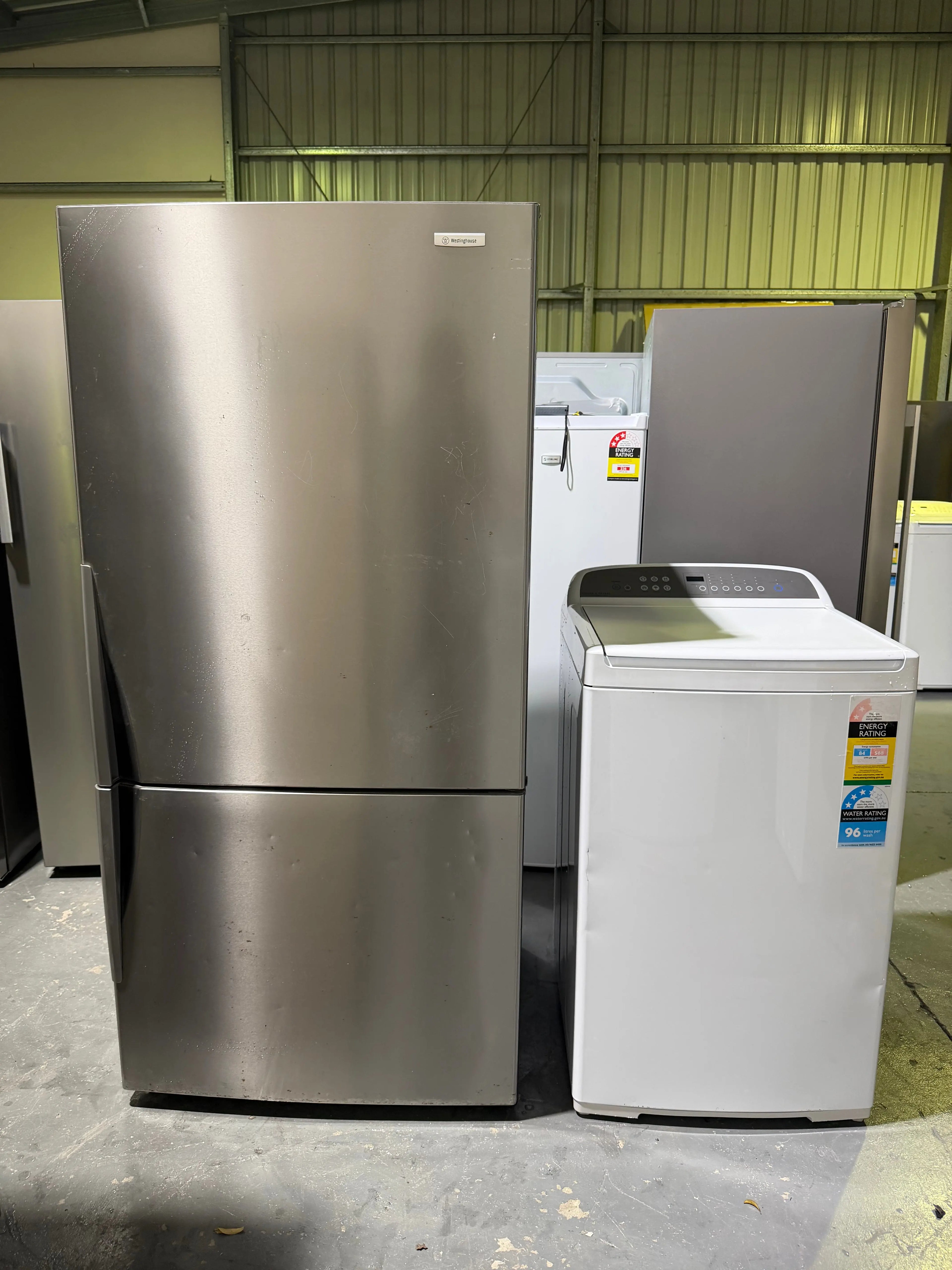 Combo – Westinghouse 510 L and Fisher & Paykel 8.5 KG washer | BRISBANE