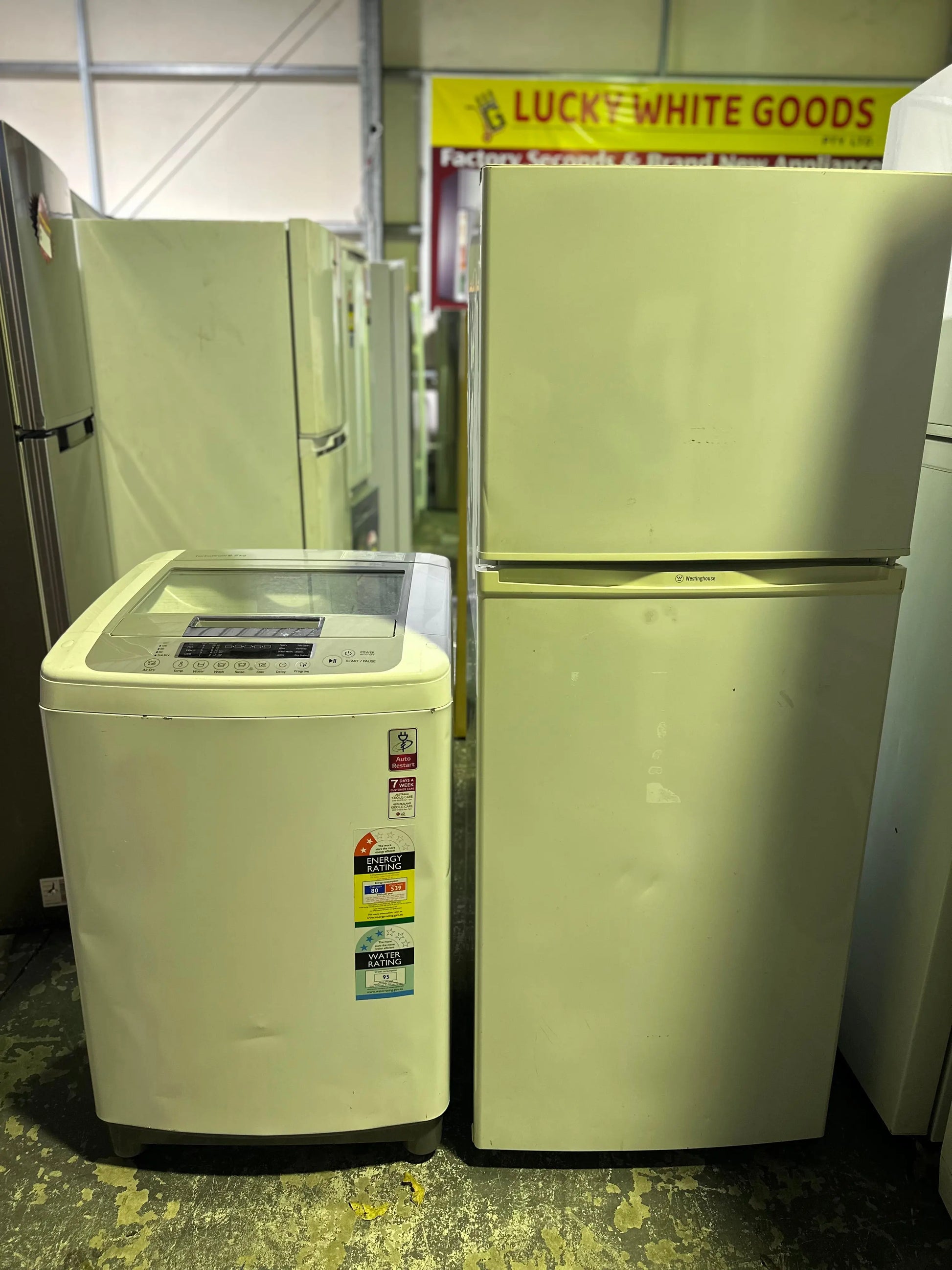 Combo fridge freezer and washing machine sale | BRISBANE