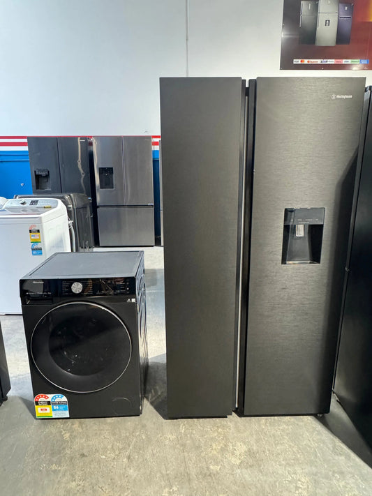 Combo refurbished Westinghouse 619 litres fridge freezer and Hisense 10kg washing machine | PERTH