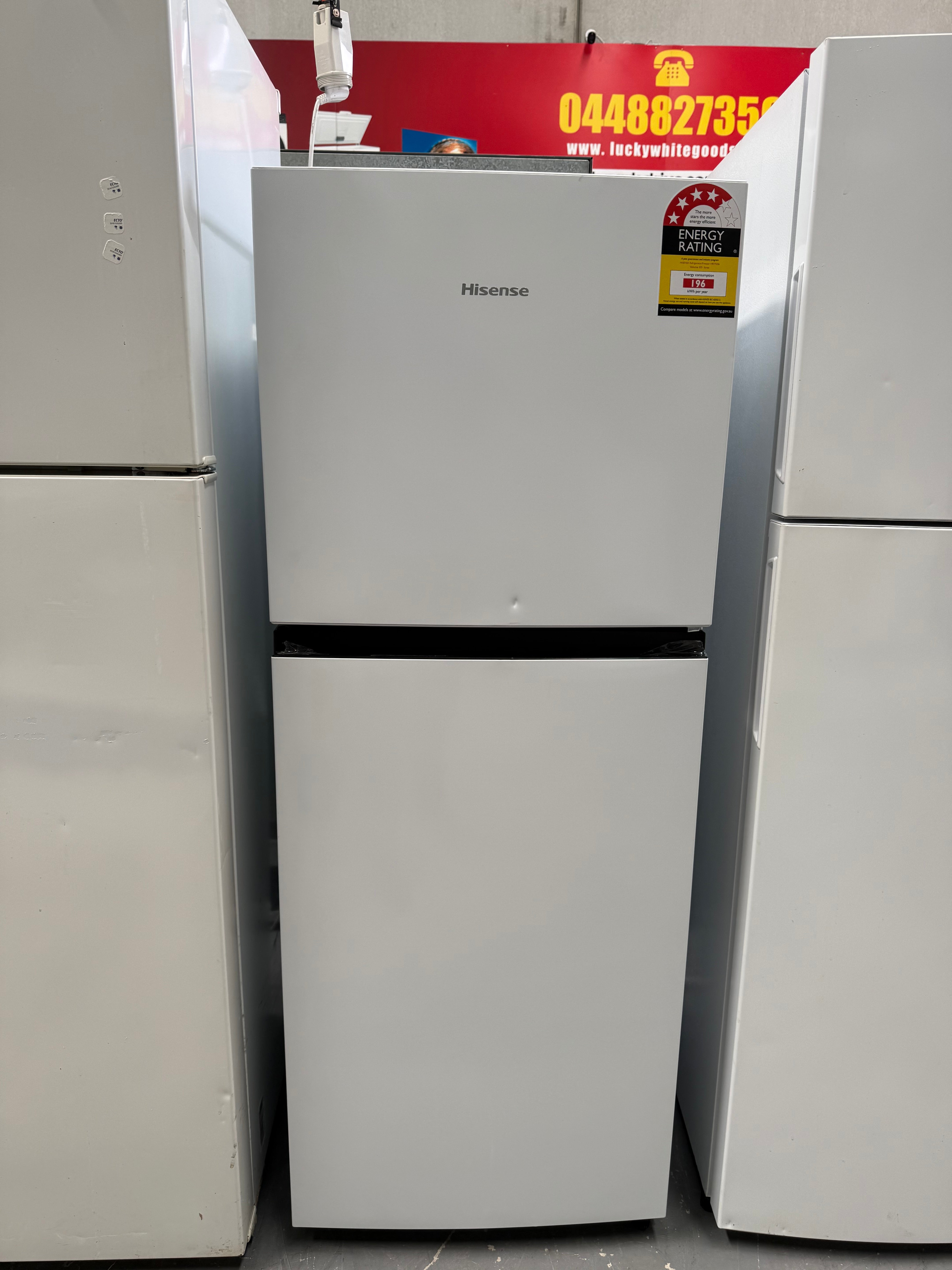 Hisense 205L Top Mount Fridge – Factory Seconds | HRTF206