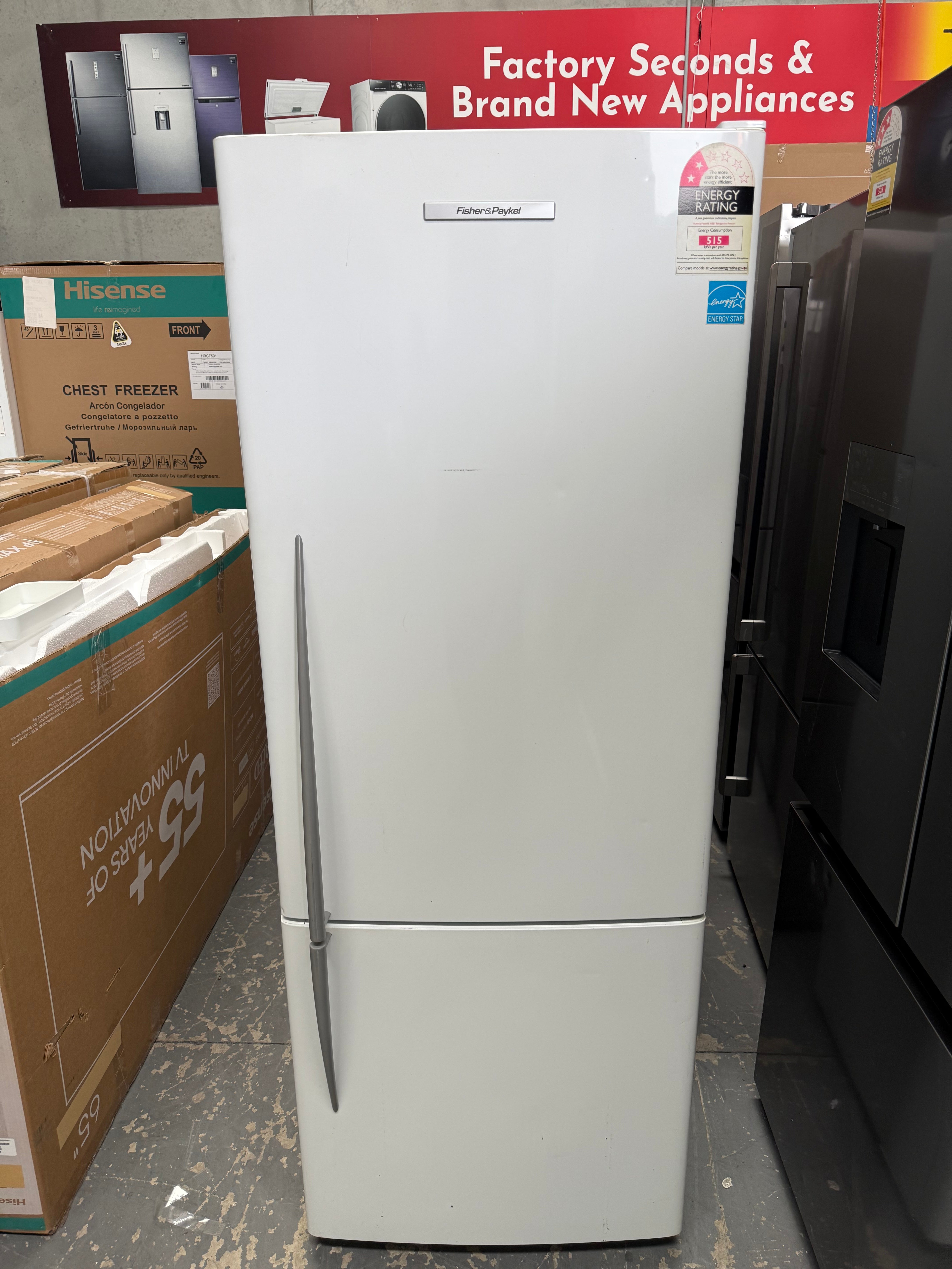 Fisher & Paykel 400L bottom Mount Fridge – Refurbished | E402B*