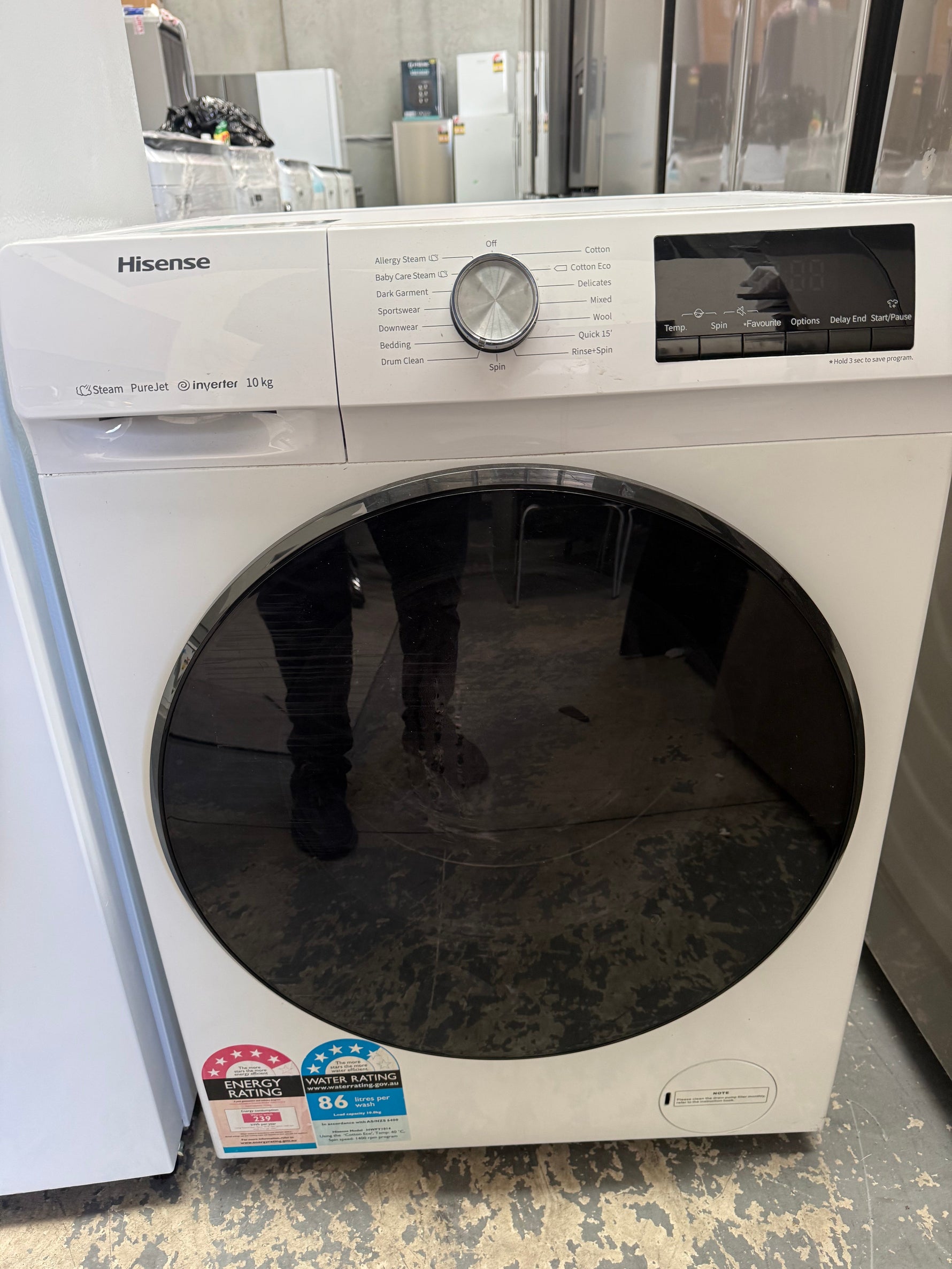 Hisense 206L Fridge + Hisense 10kg Washing Machine Bundle | MELBOURNE