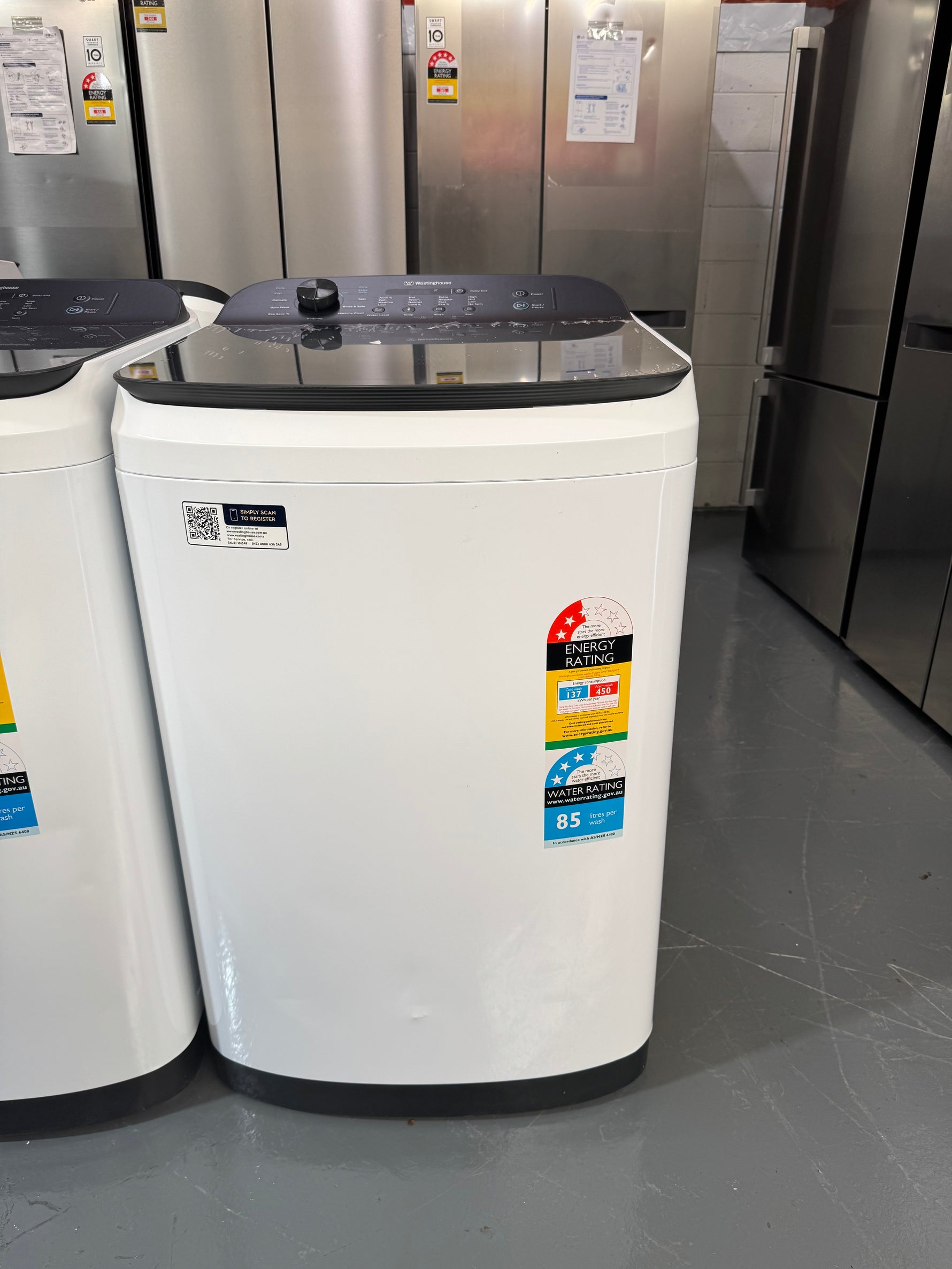 Westinghouse 7kg EasyCare Top Load Washing Machine WWT7084J5WA