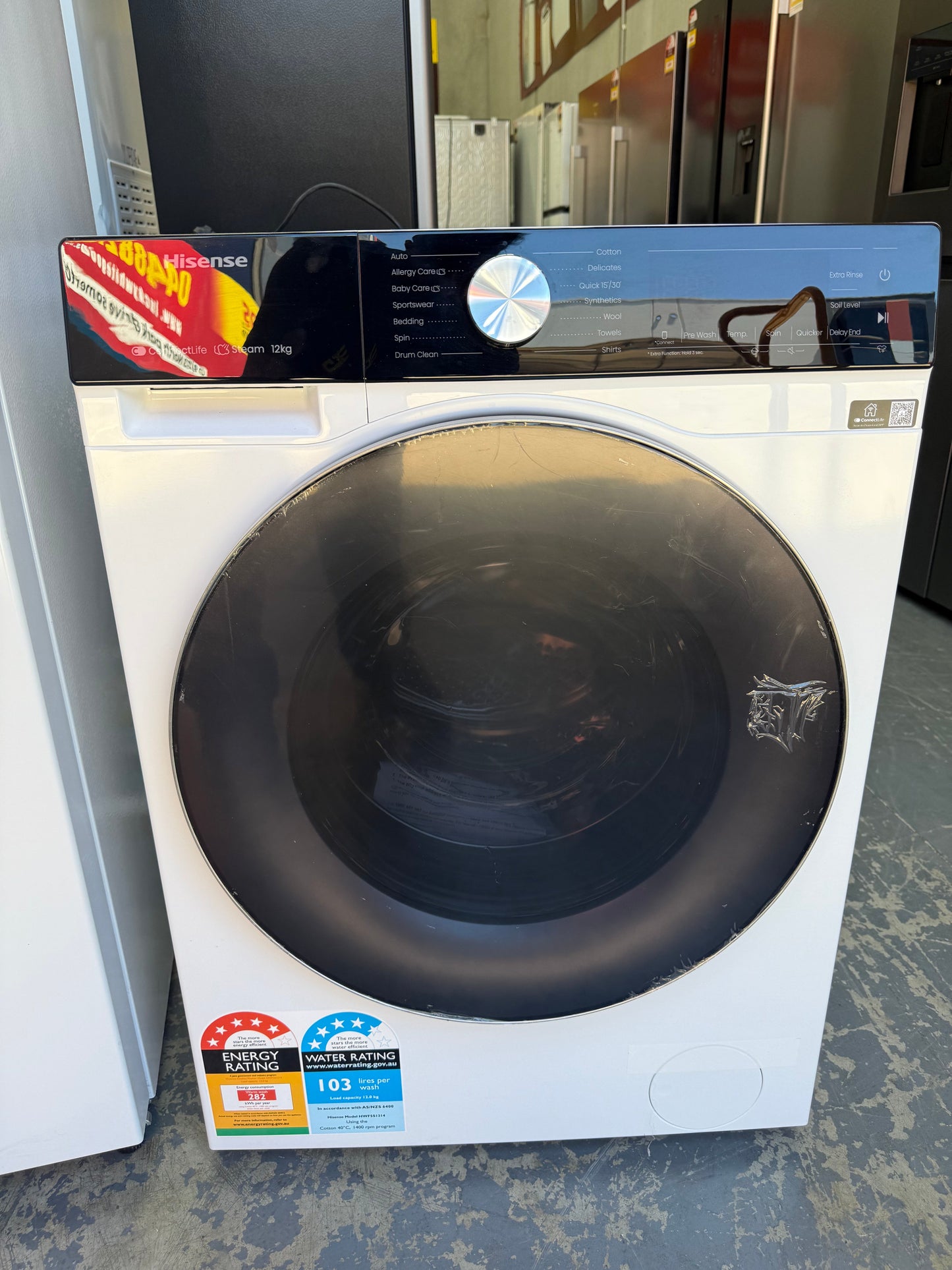 Hisense 325L Top Mount Fridge – Hisense 12kg Front Load Washer – Factory Seconds | Lucky white goods