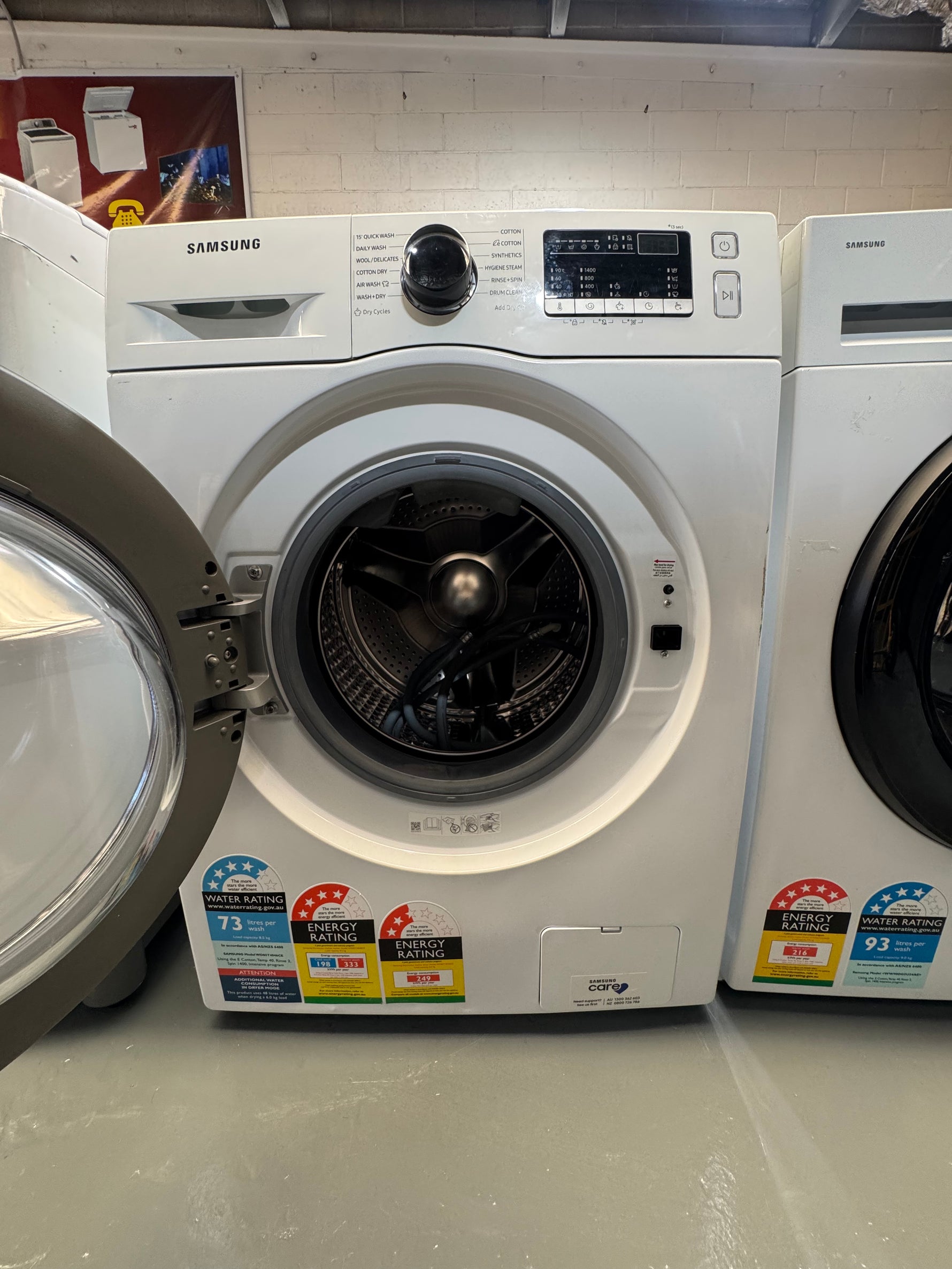 Samsung 8.5kg/6kg Washer Dryer Combo WD85T4046CE